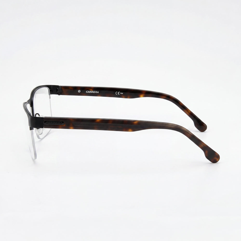 Carrera 8888 Men's Alloy Steel Black Optical Frames 58mm with Clear Demo Lenses, Prescription Ready