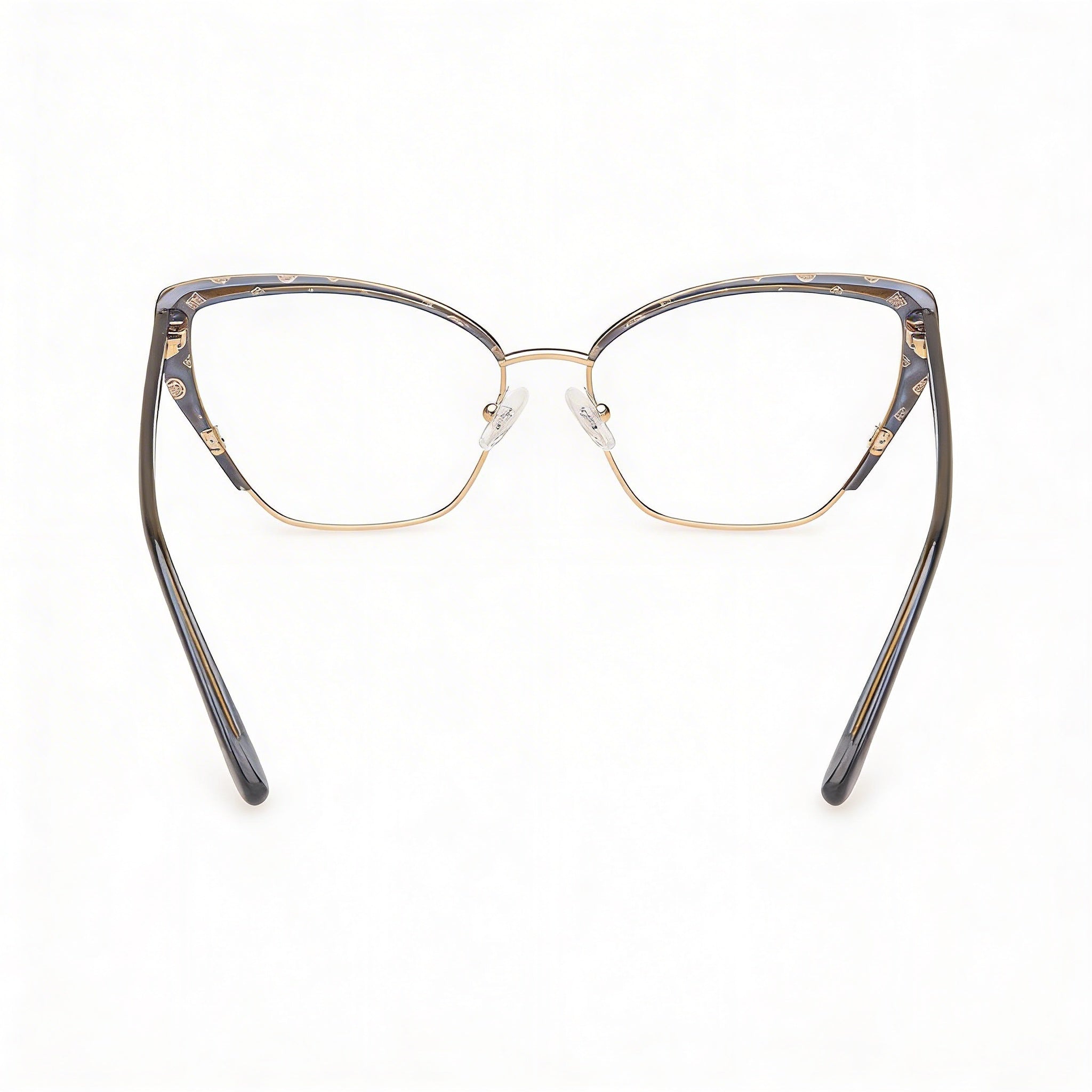Guess GU50122 Matte Grey Square Eyeglasses for Women, Metal, Photo 4