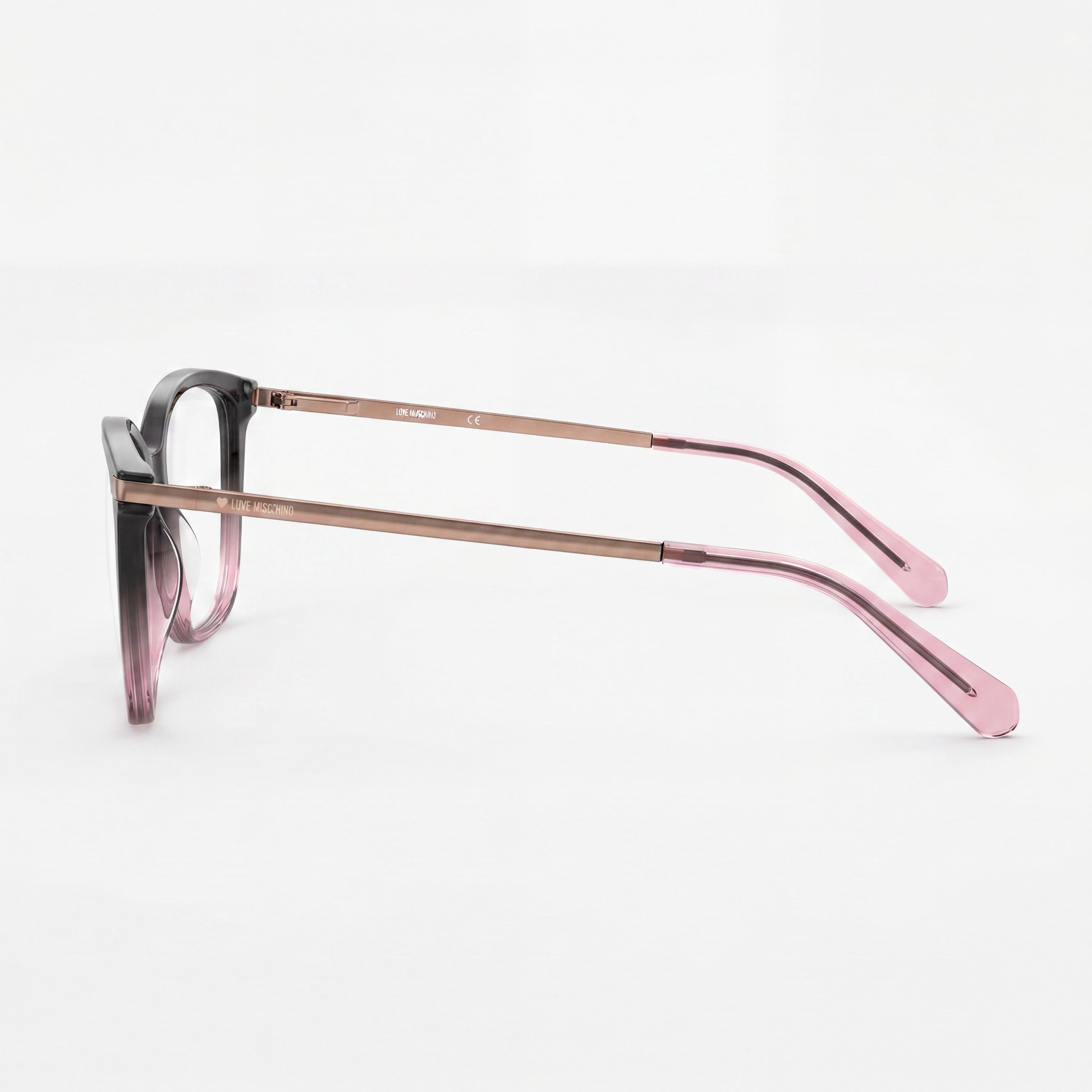 Gafas de sol Love Moschino MOL572 para mujer, color negro y rosa, montura de lentes de 53 mm, puente de 17 mm, patillas de 140 mm, Photo 3