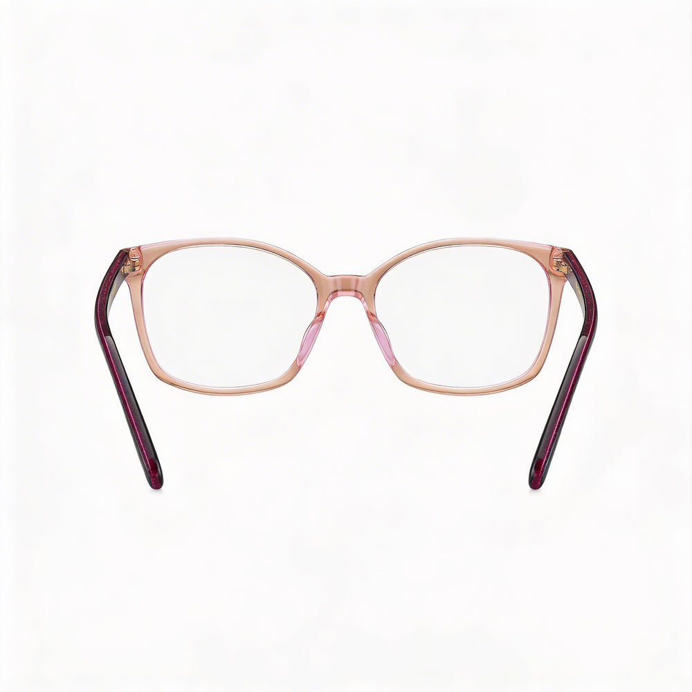 Gafas de vista Marc Jacobs Marc 464 para mujer, cuadradas, de acetato, con montura rosa y negra, ancho de lente de 53 mm