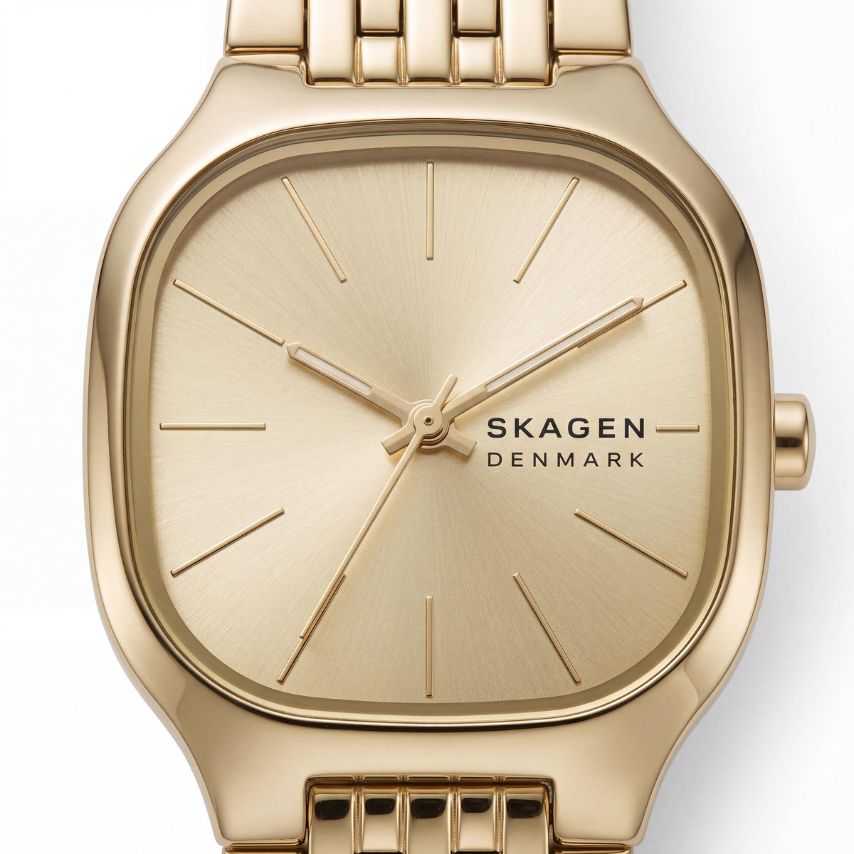 SKAGEN DENMARK Mellem Lille Women's Rose Gold Stainless Steel Square Case Scratch-Resistant Quartz Watch 28mm, Photo 2