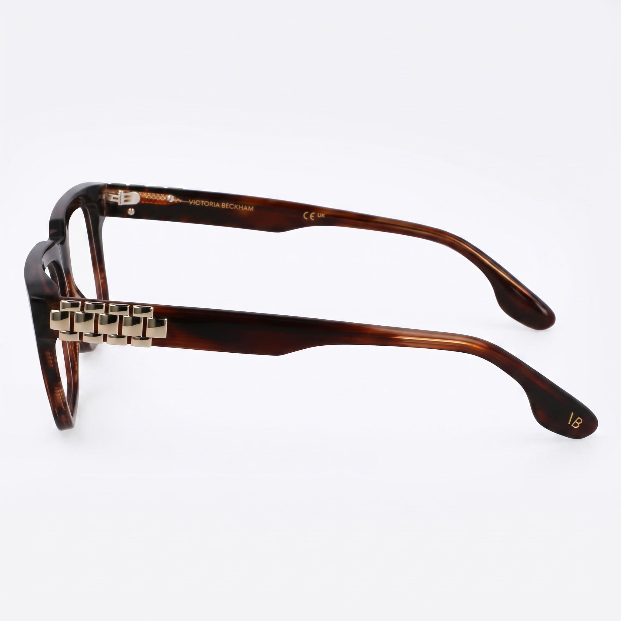 Monturas de gafas Victoria Beckham Vb2667 para mujer con lentes graduadas en color cuerno marrón, talla 52-15-145, Photo 2