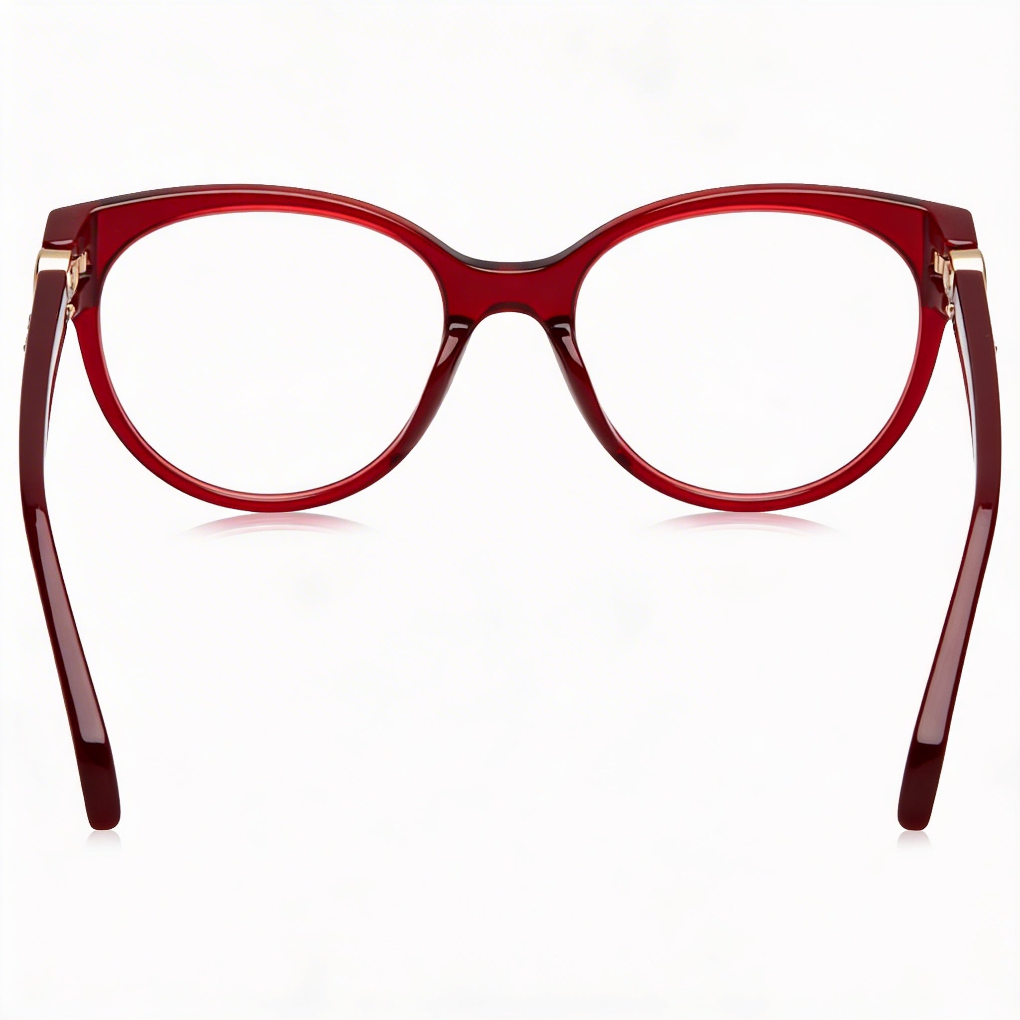 Chopard Classic VCH350S Women's Bordeaux Scuro Trasparente Lucido Acetate Optical Frame 53-19-145mm, Photo 3