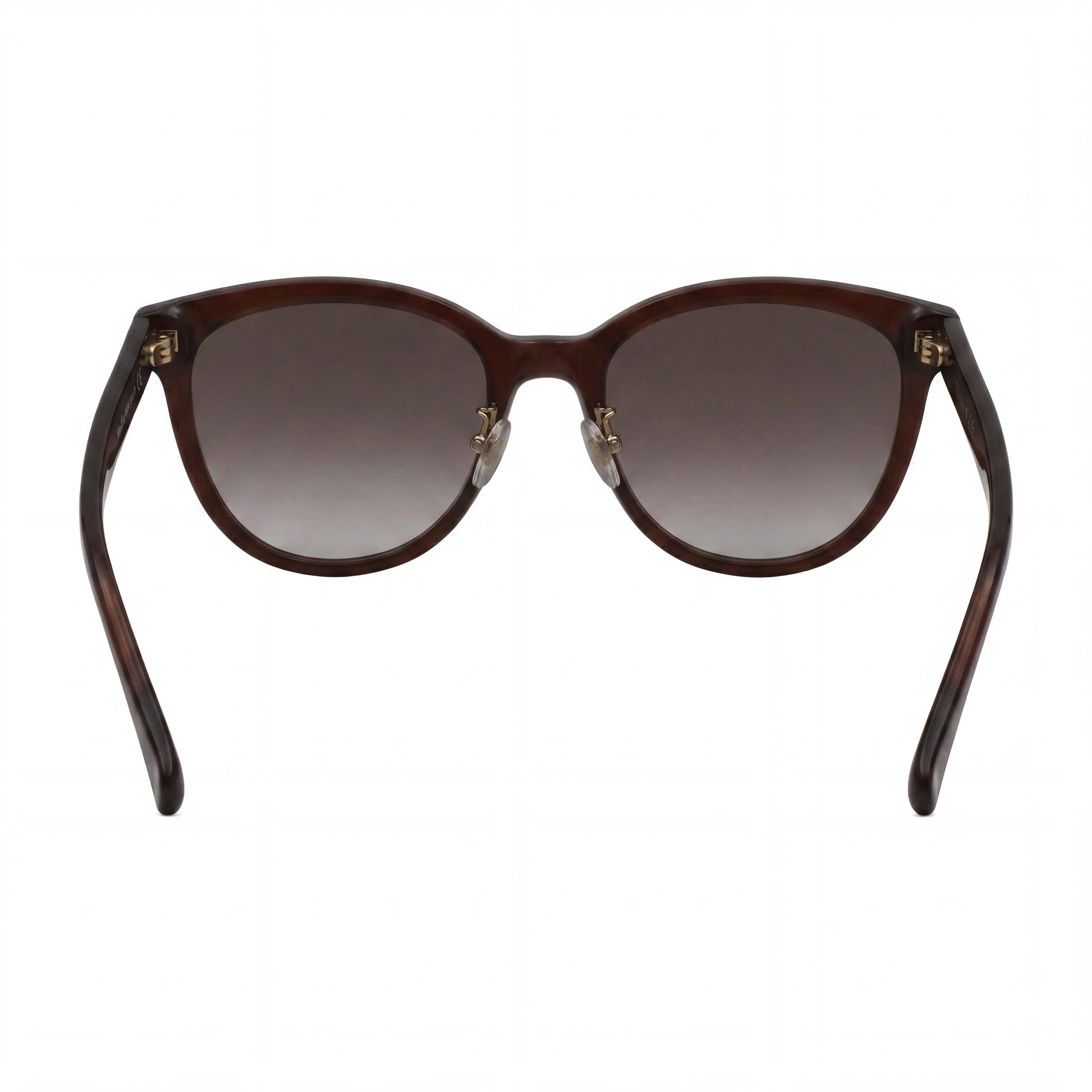 Gafas de sol de acetato marrón claro con montura para mujer MaxMara Casual con lentes grises no polarizadas 55/20/145, Photo 4