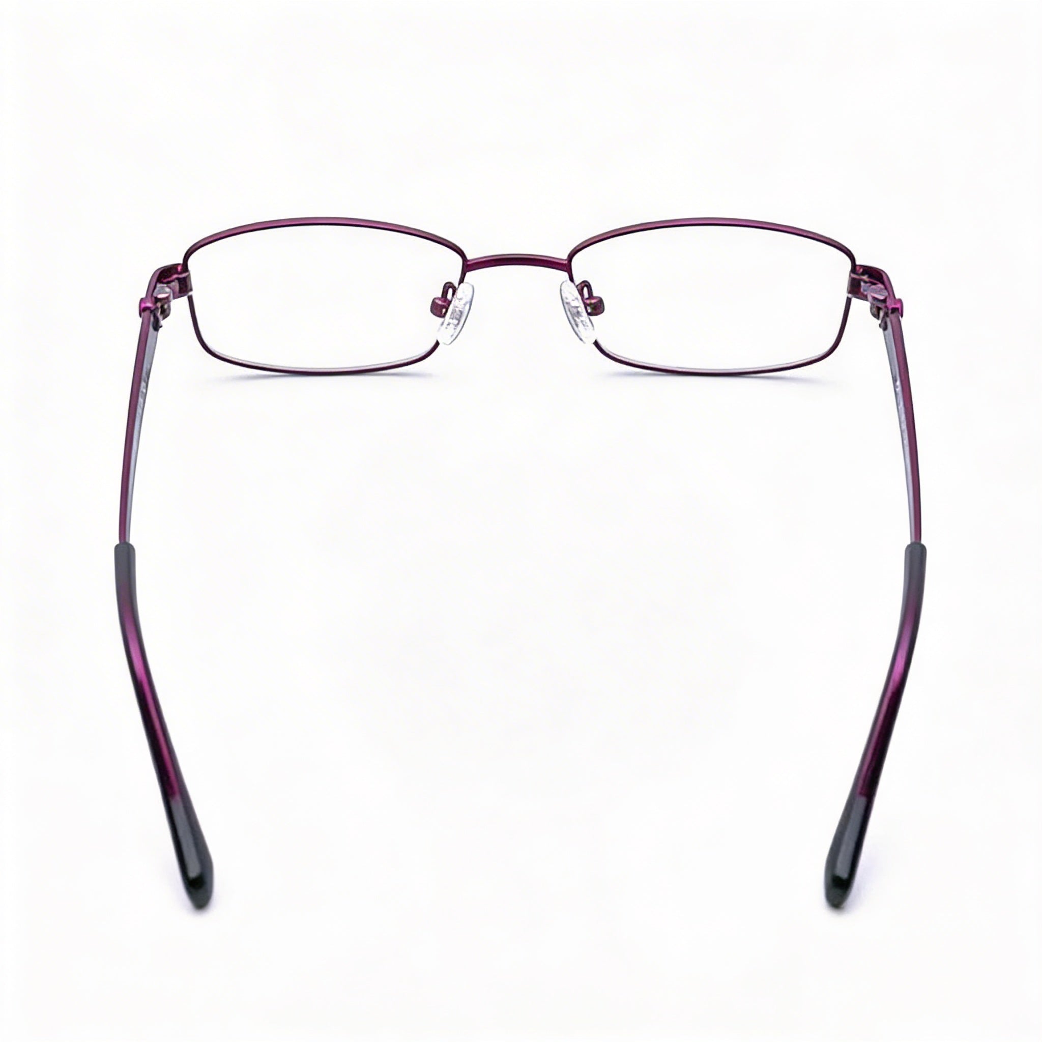 Guess Gu2524 Women's Metal Frame Eyeglasses in Matte Violet with Clear Polycarbonate Lenses, Size 49-18-135mm, Photo 3