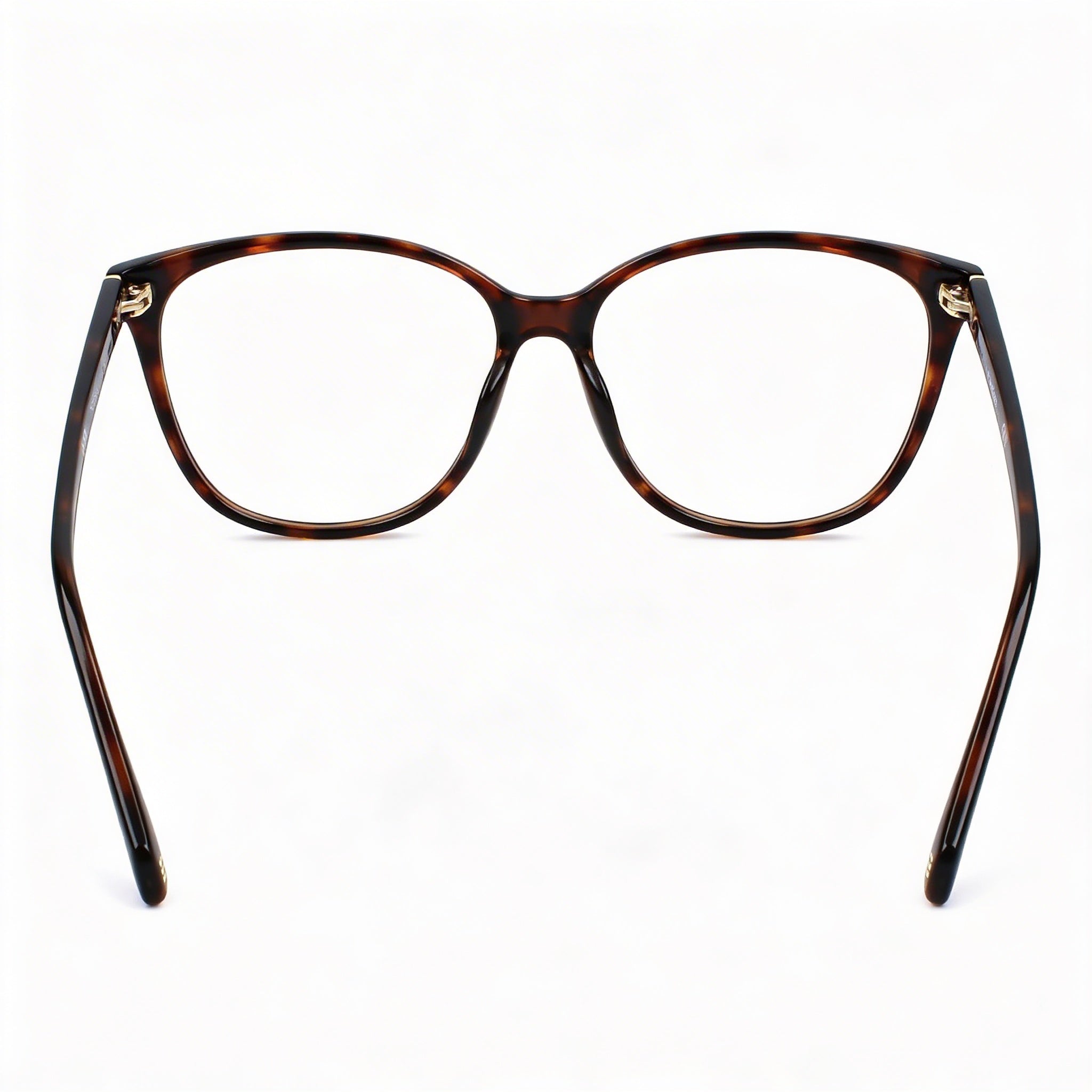 Monturas ópticas Polaroid Pld D372 para mujer color melocotón, ancho de lente de 55 mm, lentes de demostración transparentes, listas para graduación, Photo 3