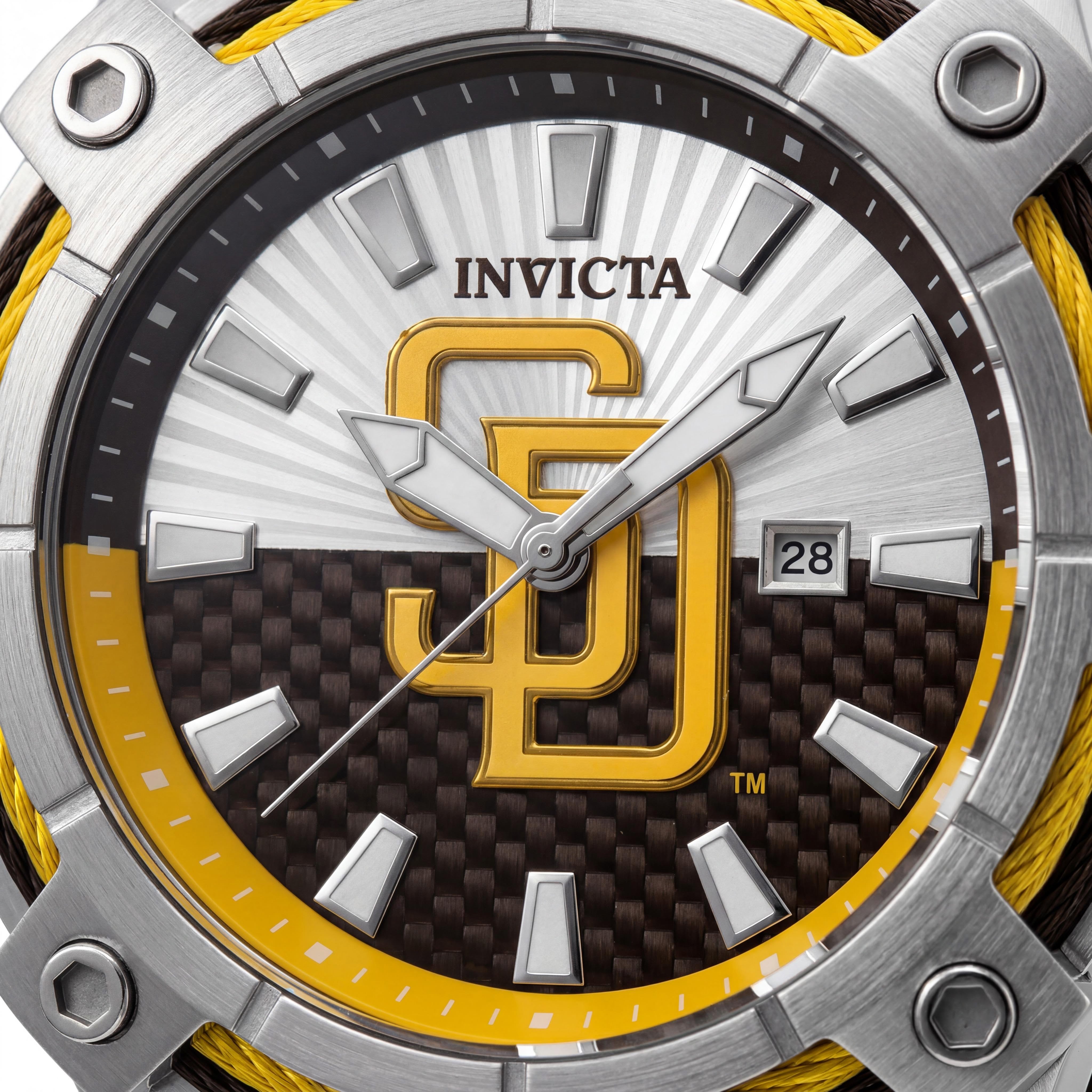 Invicta MLB San Diego 43292 Men's Brown Watch, 52mm, Photo 2