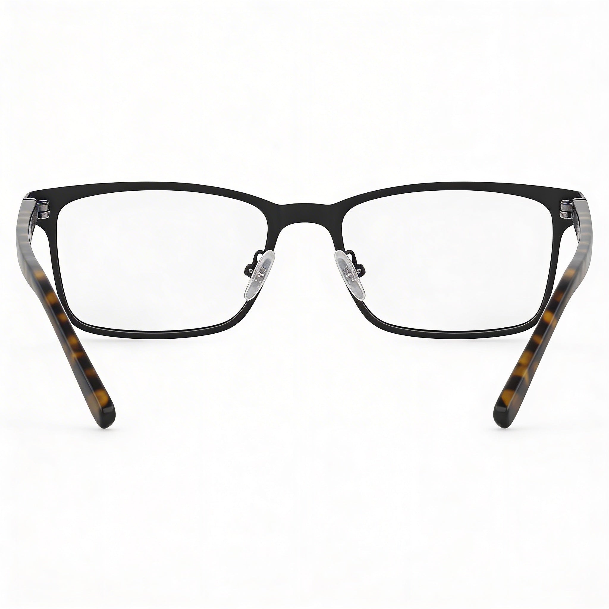 ELASTA E 3128 Gafas de hombre con montura metálica, lentes de policarbonato transparente y 56 mm de ancho de lente, Photo 3