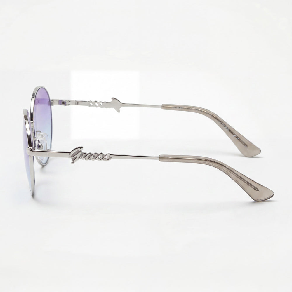 Guess GF4014 Silver Oval Gradient Sunglasses for Women