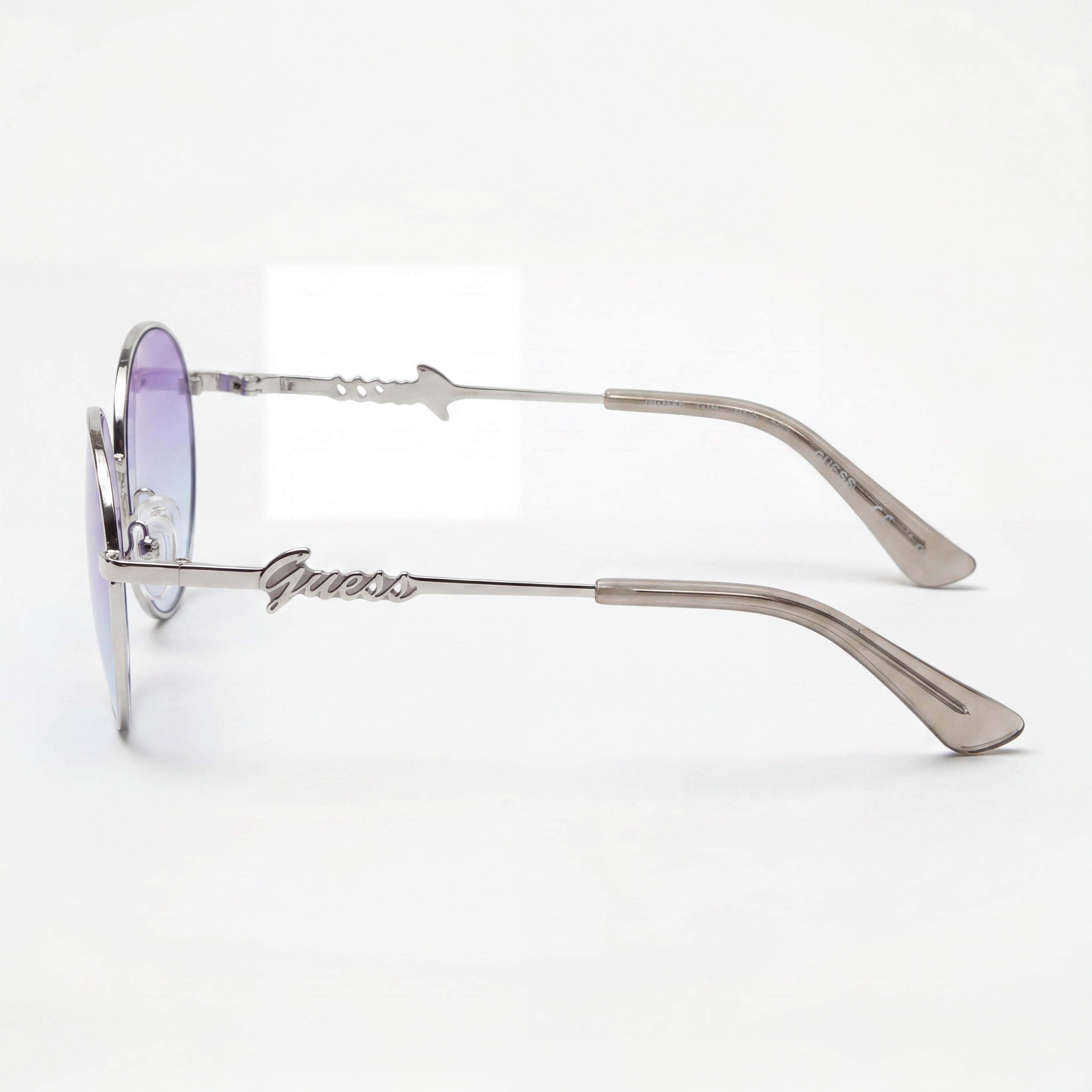 Guess GF4014 Silver Oval Gradient Sunglasses for Women, Photo 3