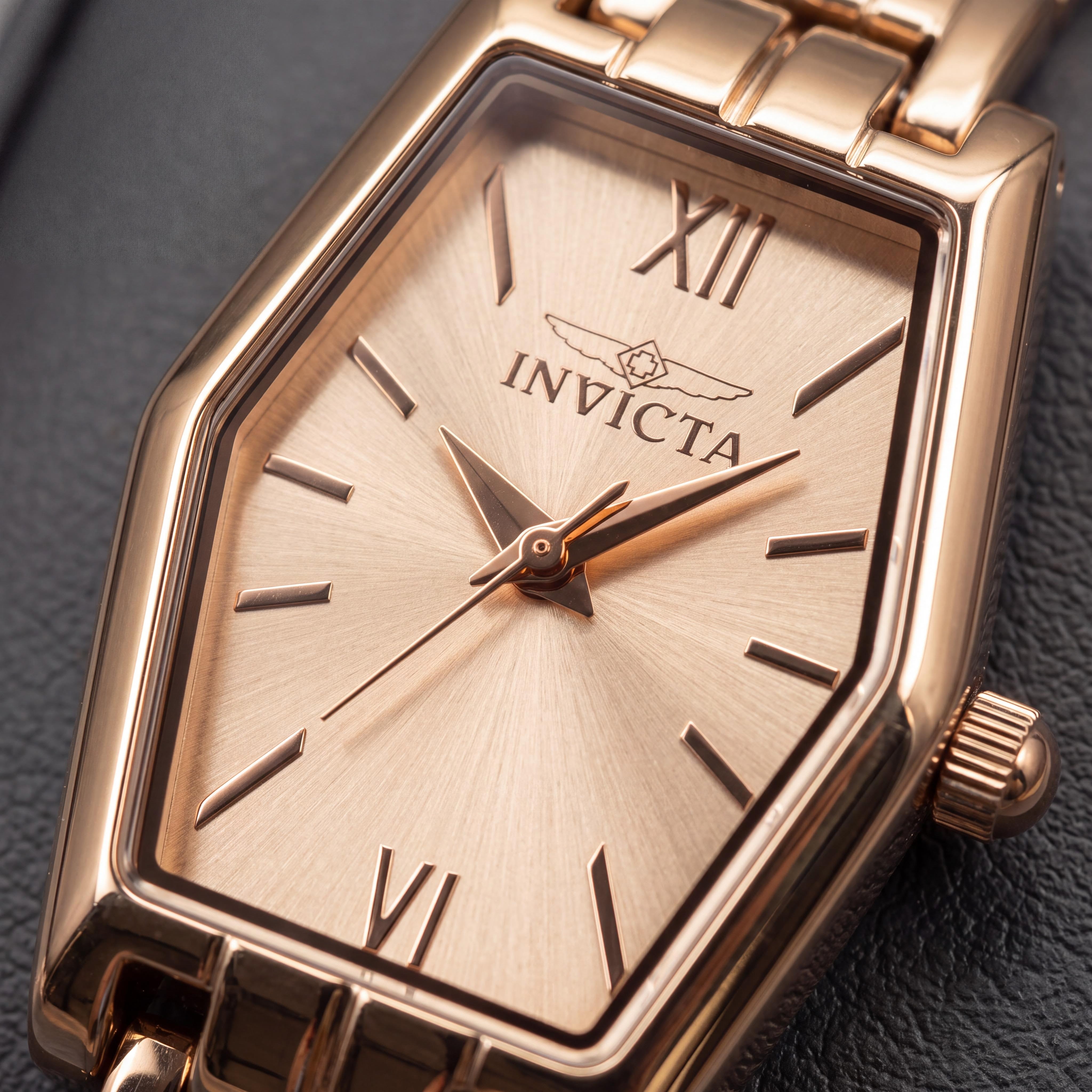 Invicta Angel Collection 48129 Reloj Unisex con Brazalete de Acero Inoxidable Oro Rosa 20mm, Photo 2