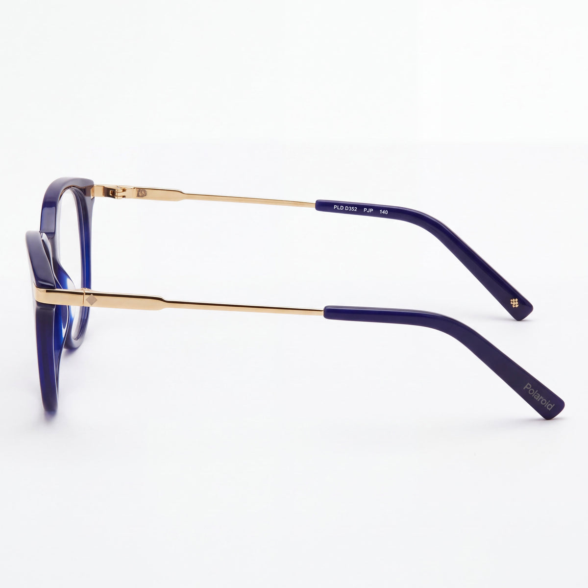 Gafas de sol Polaroid, armazón de anteojos recetados ovalados modificados, de plástico negro, no polarizados, para mujer, con posibilidad de graduación, 49 mm, Photo 2