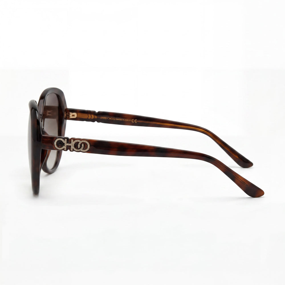 Gafas de sol ovaladas Havana para mujer de Jimmy Choo (Amira/G/S 086HA)