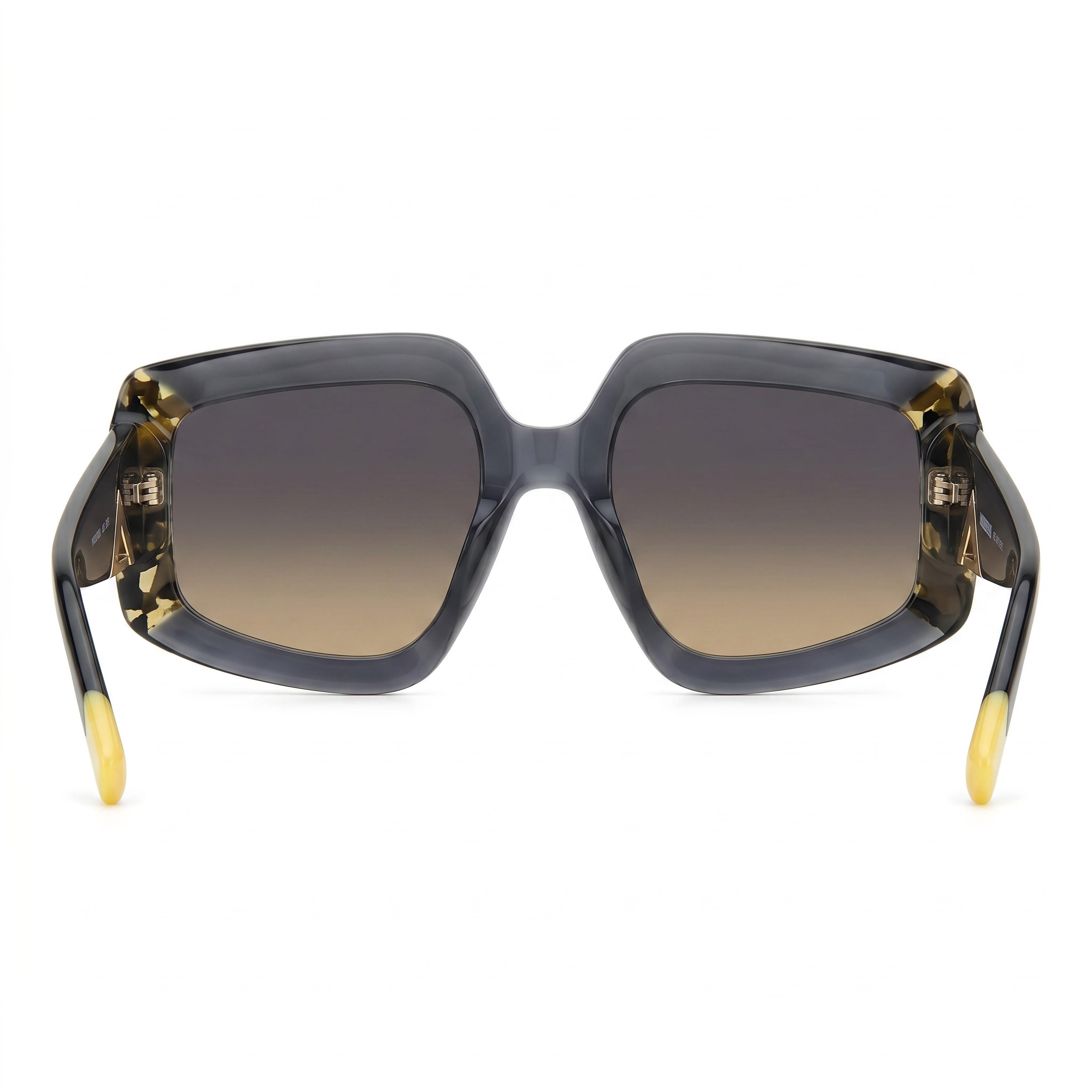 M Missoni Missoni Gafas de sol de plástico de temporada para mujer, sin polarizar, ocre marrón, lente de 54 mm, Photo 4