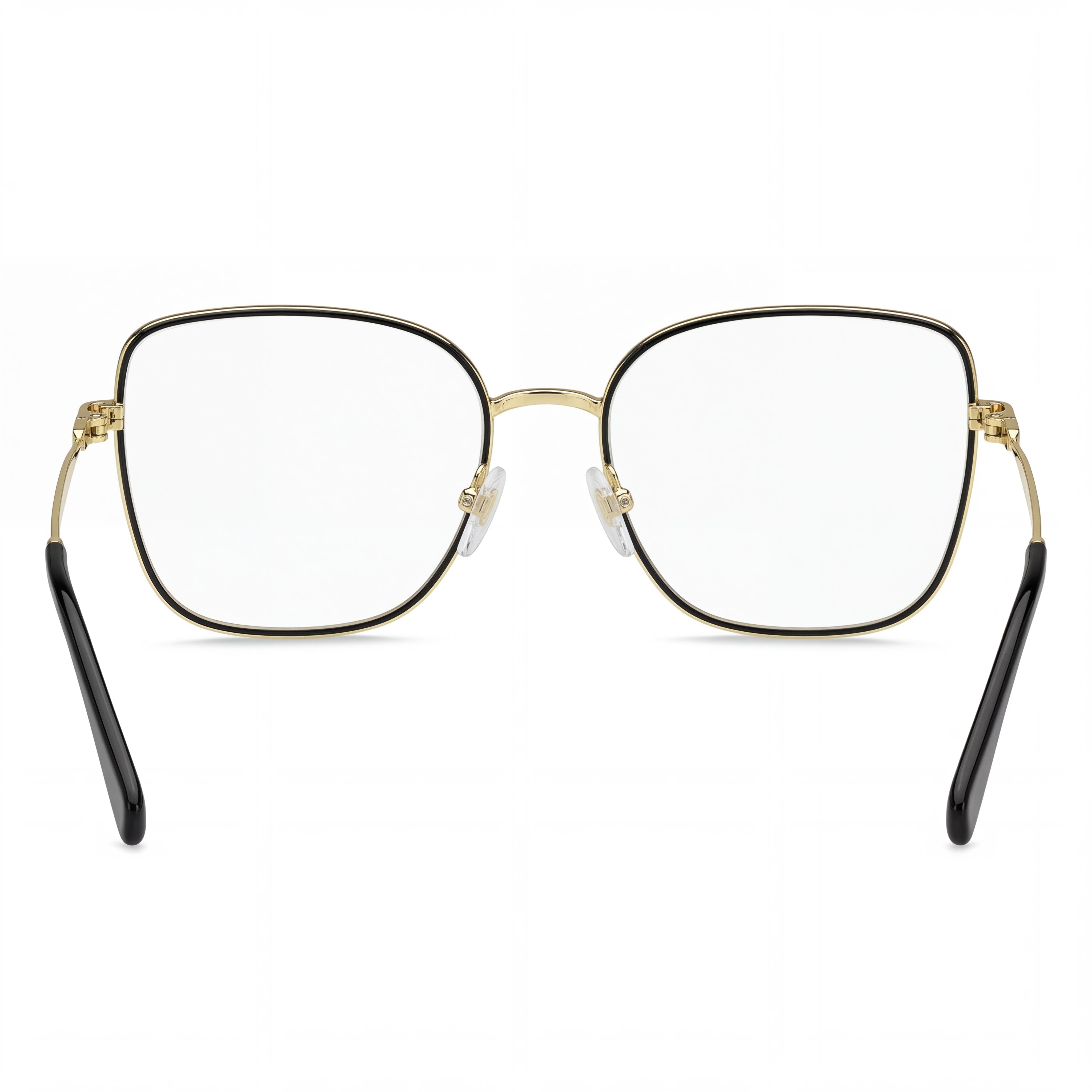 Marc Jacobs Marc 704 Men's Eyeglasses with Stainless Steel Frame in Black Gold, 56mm Lens Width, Photo 4