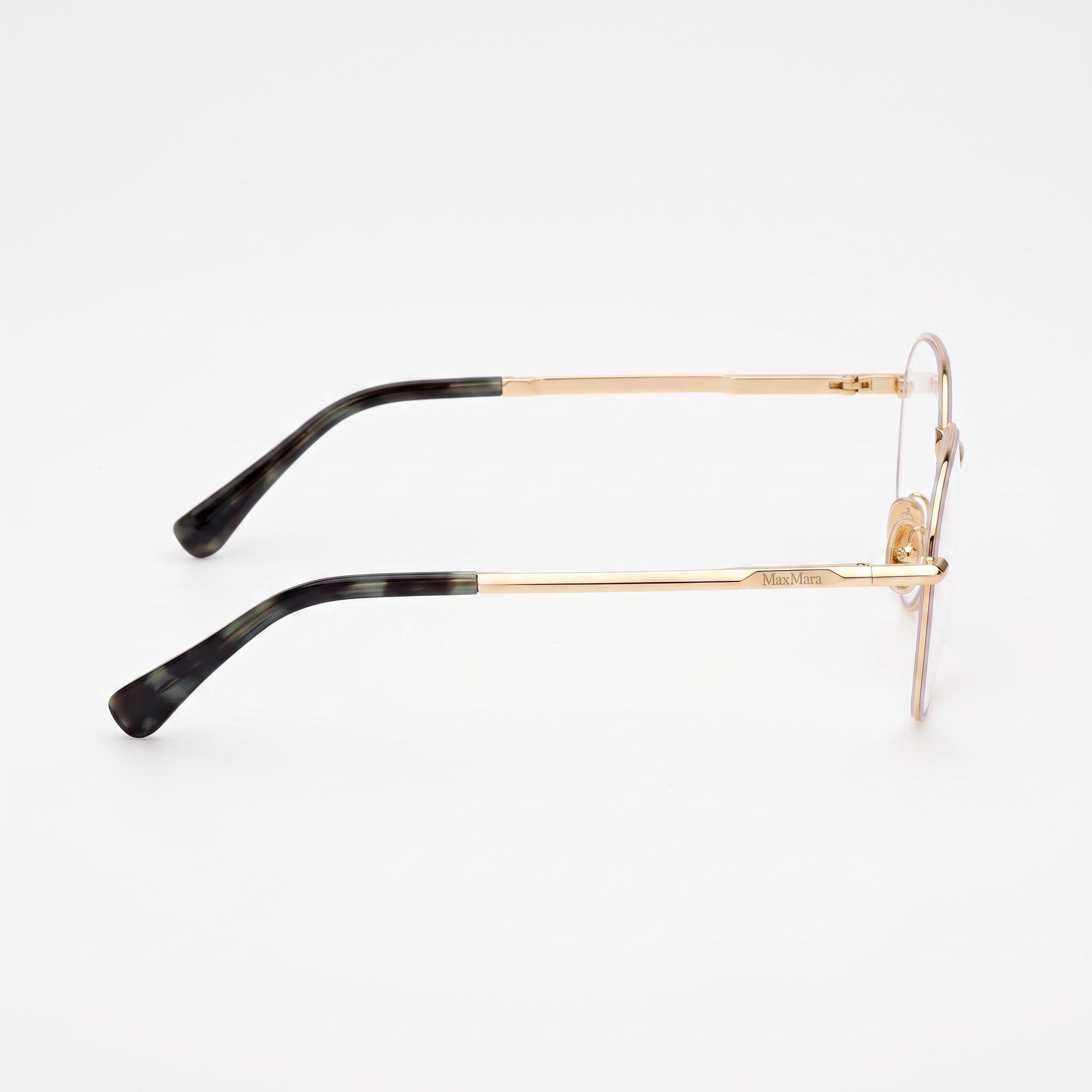 Gafas de sol MaxMara MM5178 para mujer con montura y lentes en dorado intenso brillante, ancho de lente de 56 mm, Photo 2