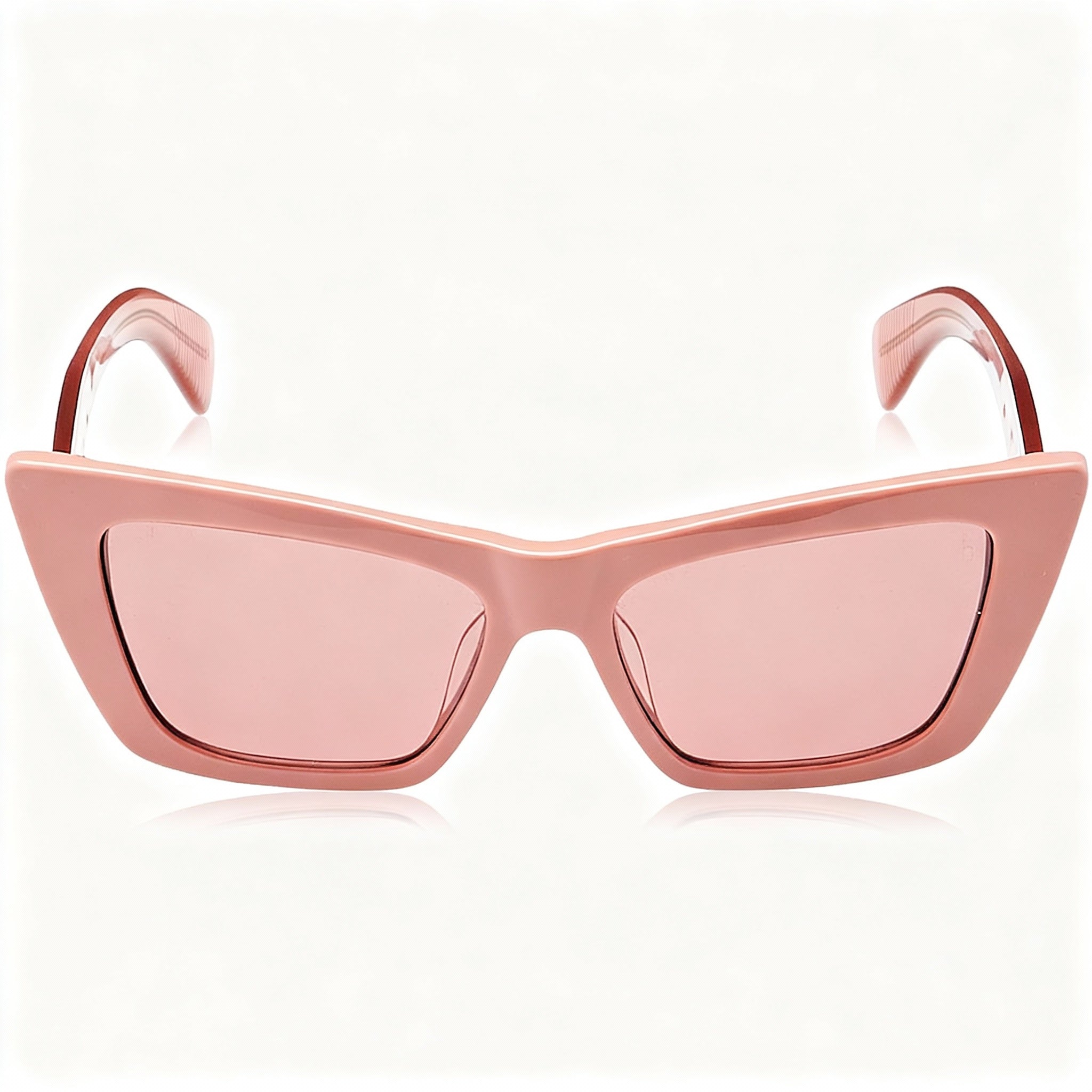 rag & bone Casual Women's Pink Acetate Sunglasses, Burgundy Non-Polarized UV Lenses 53-16-140, Photo 4