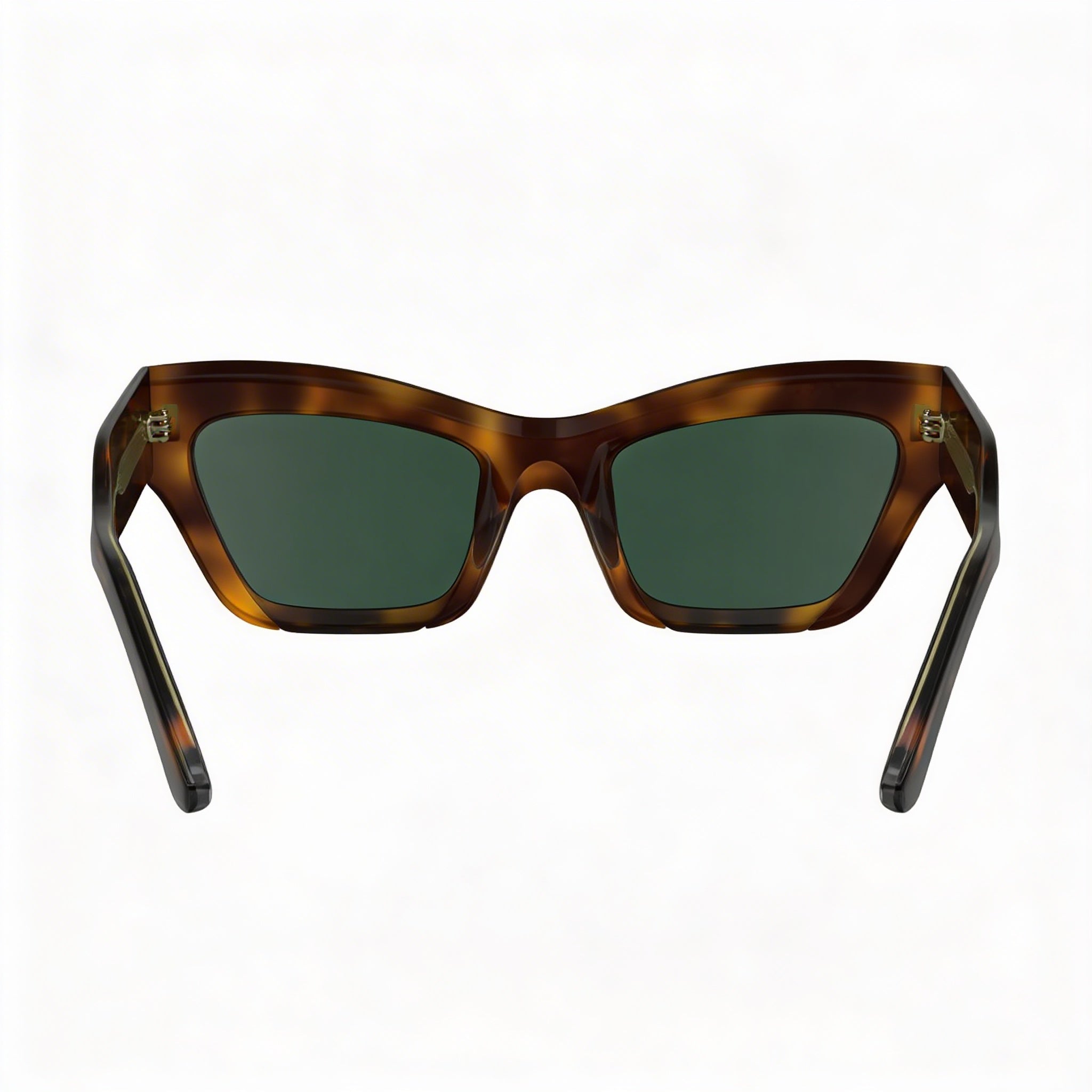 Calvin Klein Ck24531s Women's Butterfly Havana Plastic Frame Solid Green Lens UV Protection Sunglasses 53mm, Photo 4