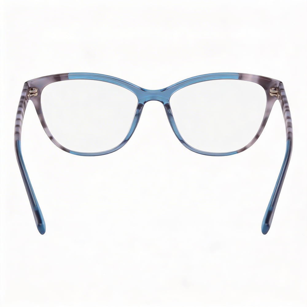 Gafas Anne Klein Ak5069 de hombre con montura metálica ligera y lentes de policarbonato transparente en color pizarra, 53 mm de ancho de lente