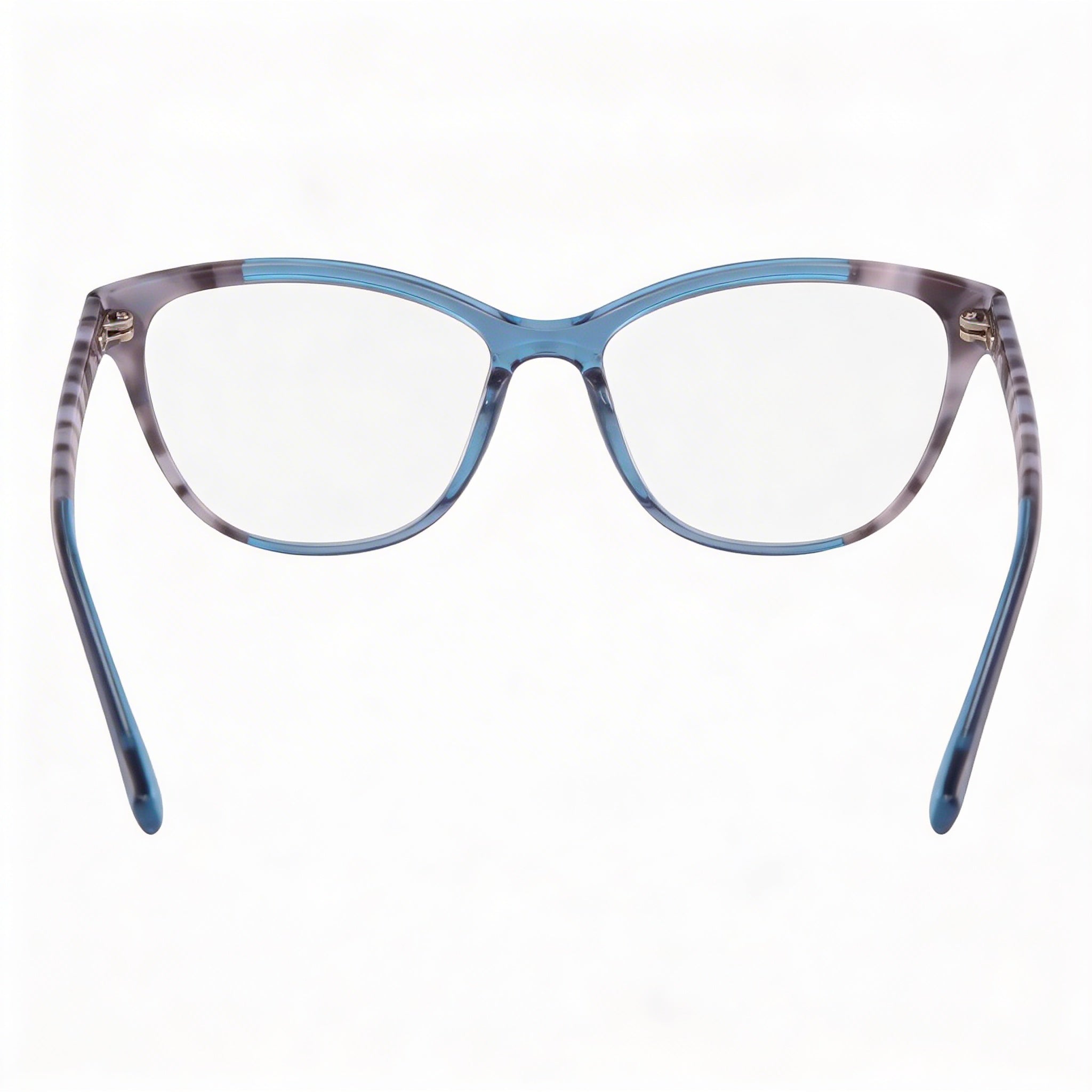 Anne Klein Ak5069 Men's Lightweight Metal Frame Clear Polycarbonate Eyeglasses in Slate, 53mm Lens Width, Photo 3