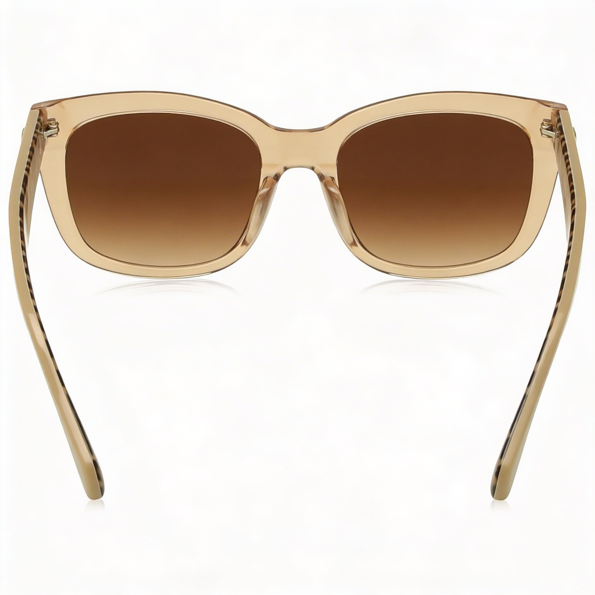 Gafas de sol Kate Spade New York Tammy/S para mujer, transparentes, beige y marrón, de acetato, cuadradas, con degradado marrón y protección UV, 53 mm, Photo 4