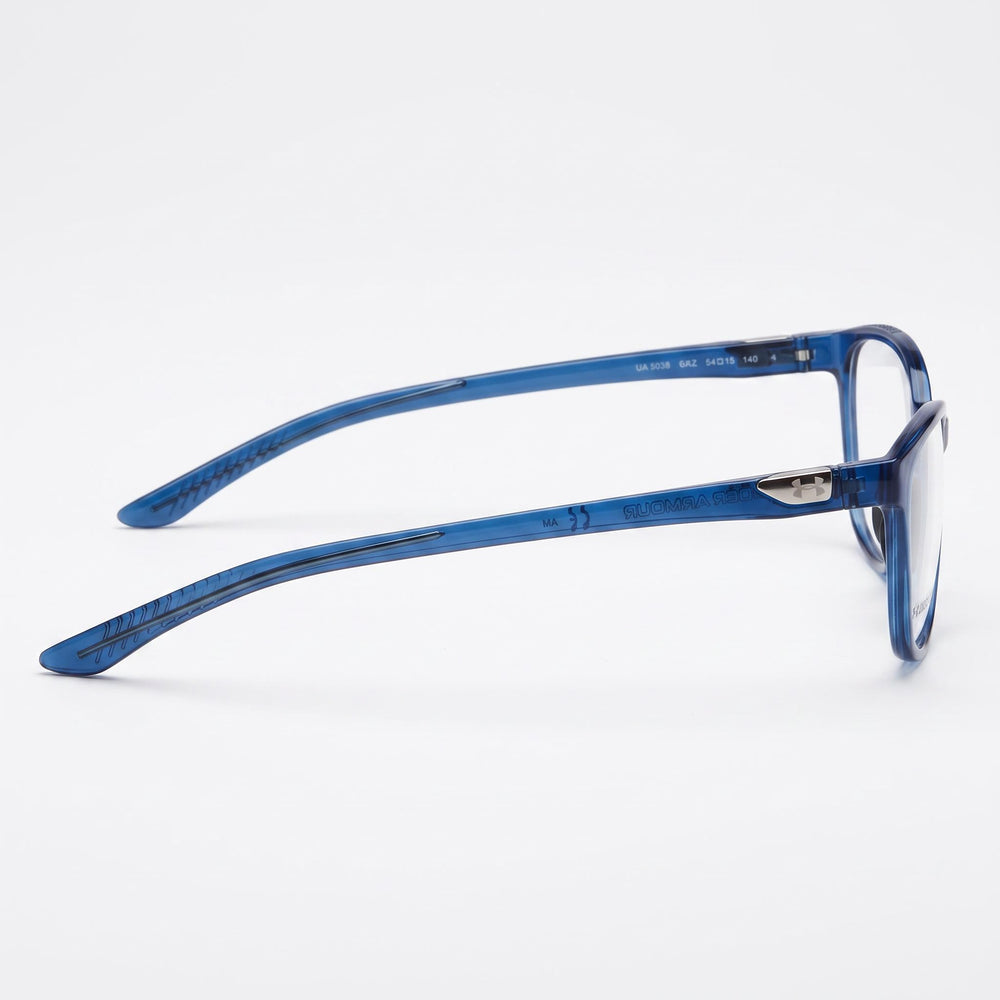 Gafas de sol Under Armour Modern de policarbonato azul cristal para mujer con lentes con protección UV de 54 mm