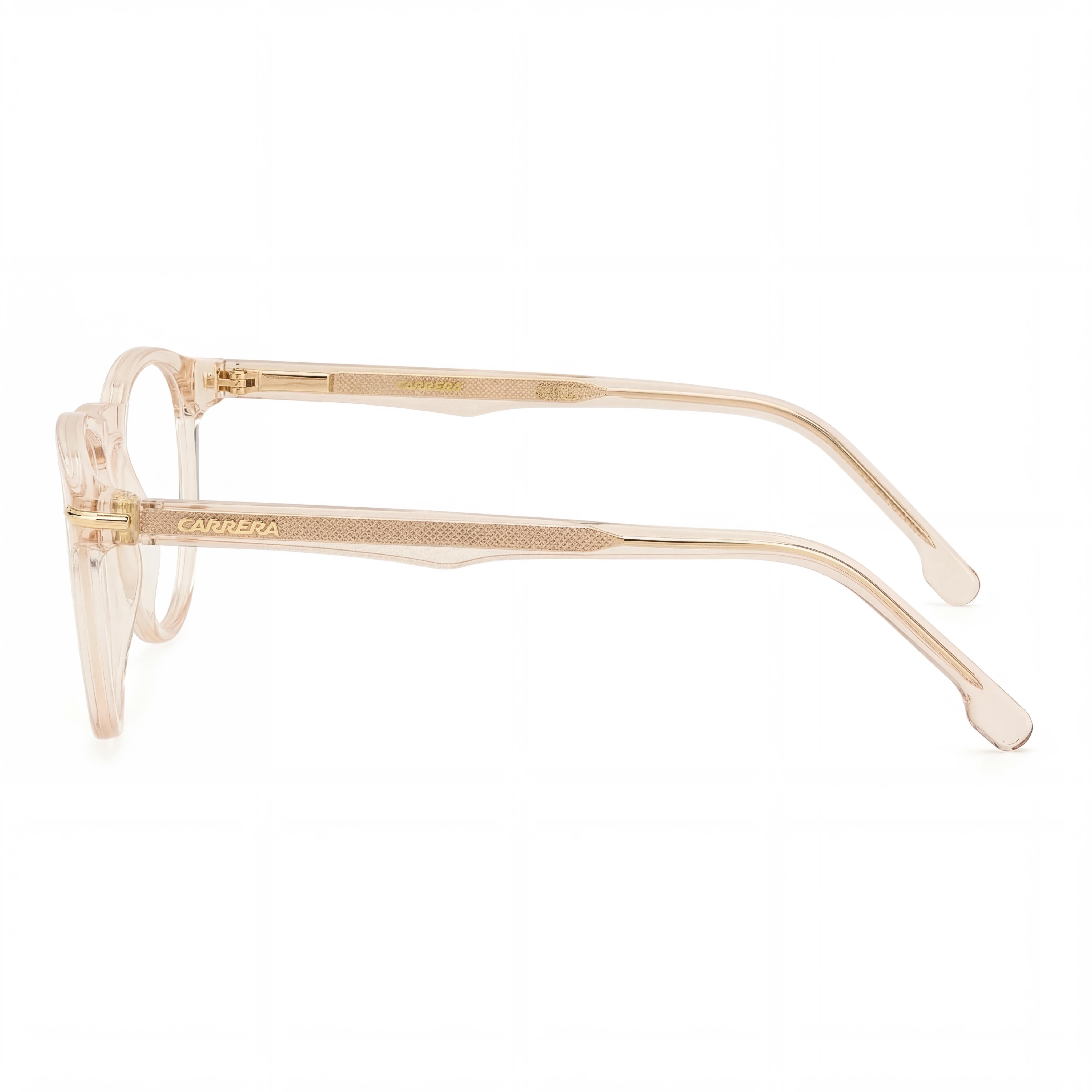 Carrera Modern Unisex Sunglasses: Acetate Brown Frame, Champagne Lenses 49mm, UV 400 Protection, Photo 2