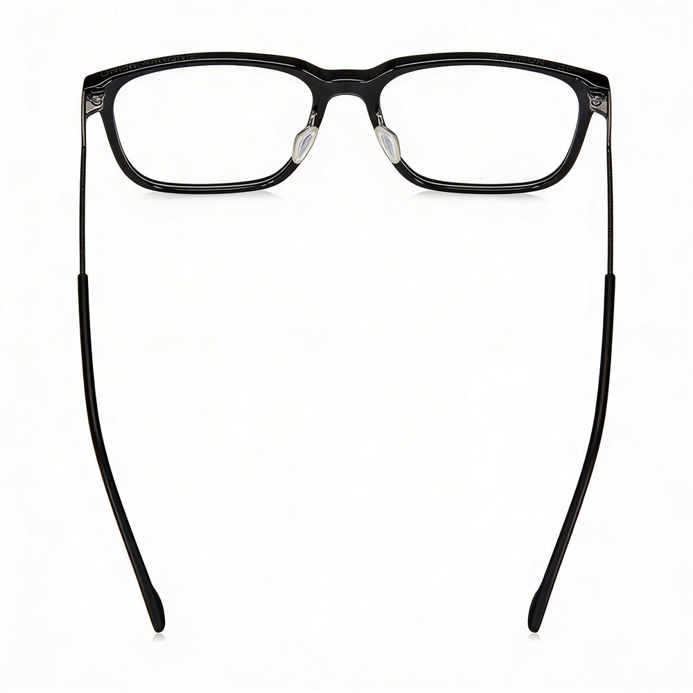Gafas de sol unisex de la colección Modern de Under Armour con montura de acetato negro y lentes de policarbonato, tamaño 55 mm