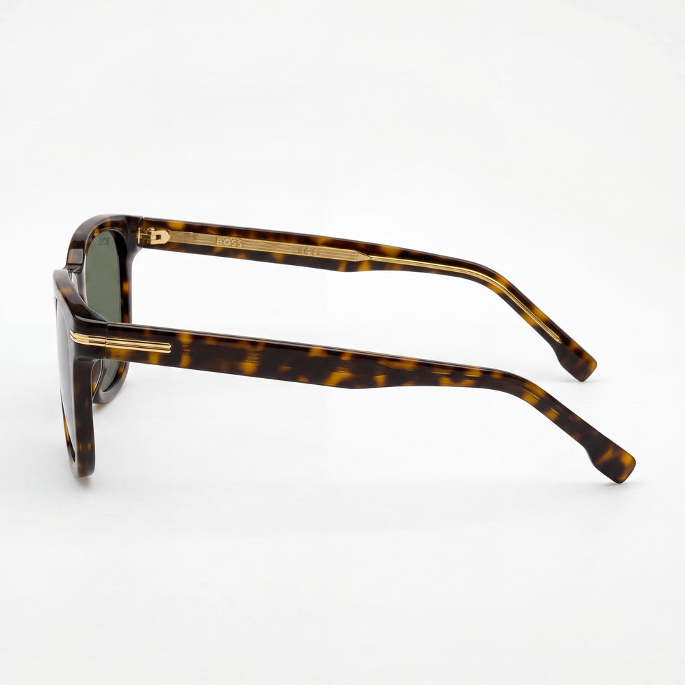 HUGO BOSS BLACK Boss 1722/G/S Rectangular Women’s Acetate Multicolour Havana 100% UV Protection Non-Polarized Sunglasses 54mm