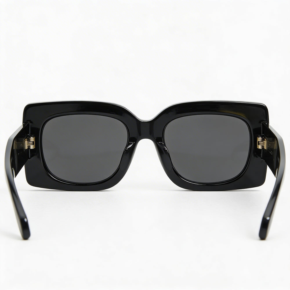 Versace Glam Women's Black Plastic Frame Grey Non-Polarized Lenses Sunglasses 58mm