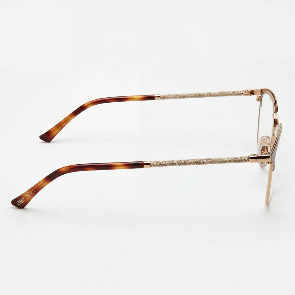 Jimmy Choo Modern Women's Stainless Steel Non-Polarized Demo Lenses Sunglasses 53-16