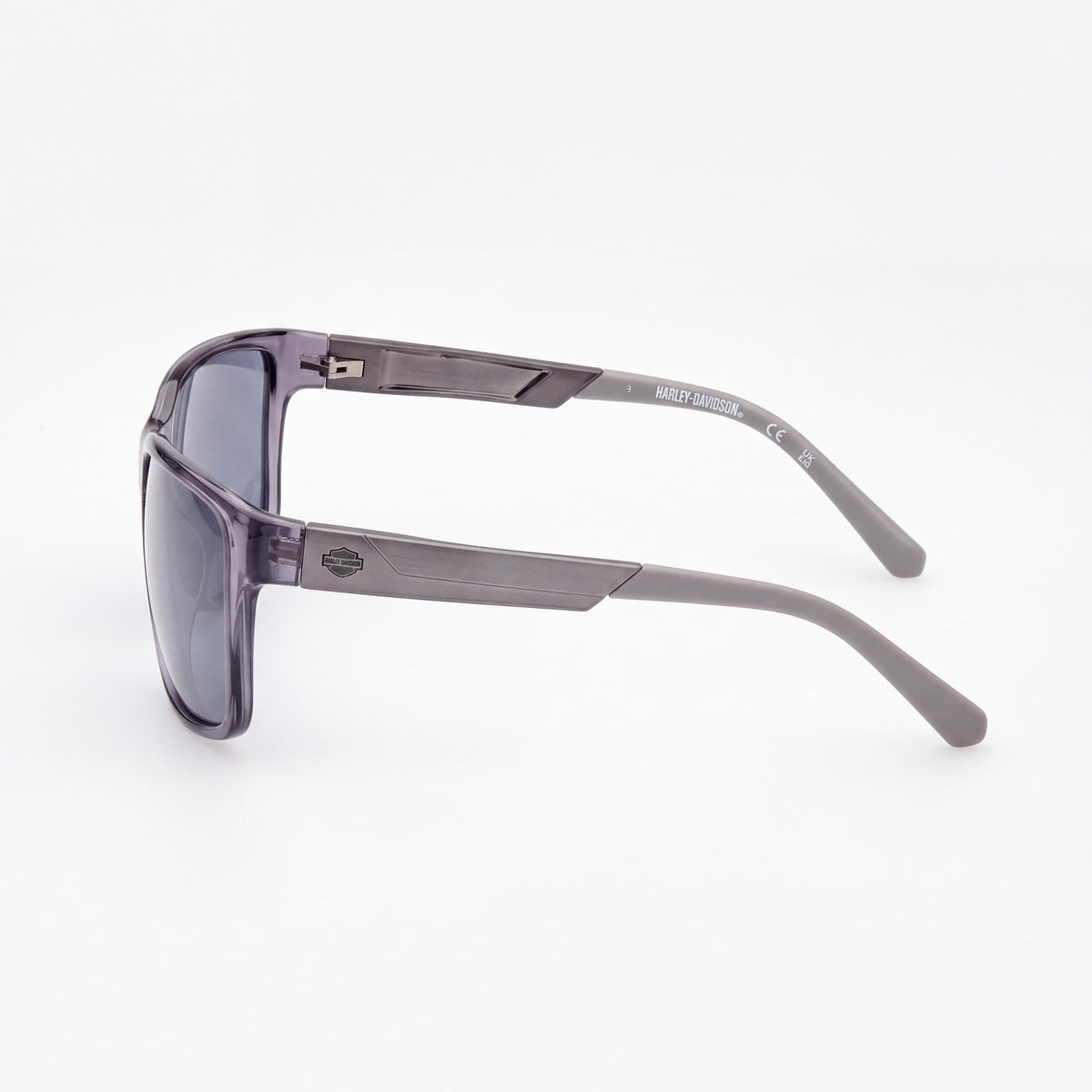 Harley-Davidson HD00026 Unisex Plastic Grey Gunmetal Frame Multicolor Lens Sunglasses 61-16-125, Photo 3