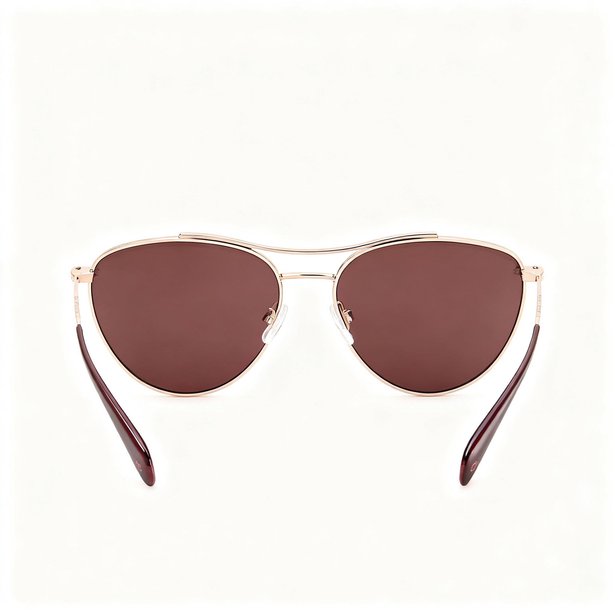 rag & bone Modern Women's Red Gold Alloy Steel Full Rim Pilot Non-Polarized Sunglasses 58mm UV 400, Photo 4