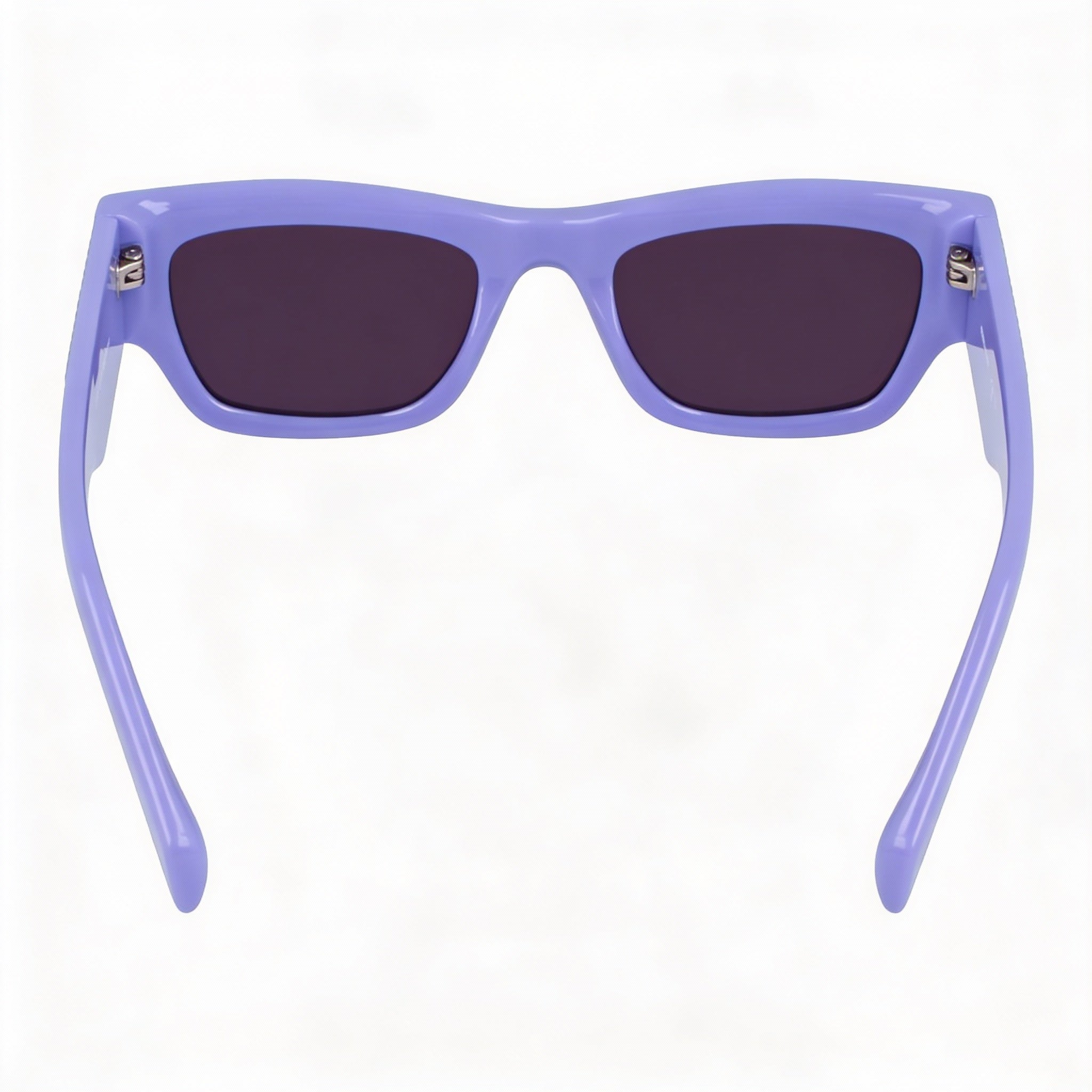 Karl Lagerfeld Paris Kl6141s Women's Violet Frame Rectangular Bio-Injected UV Protection Polycarbonate Sunglasses 52mm, Photo 3