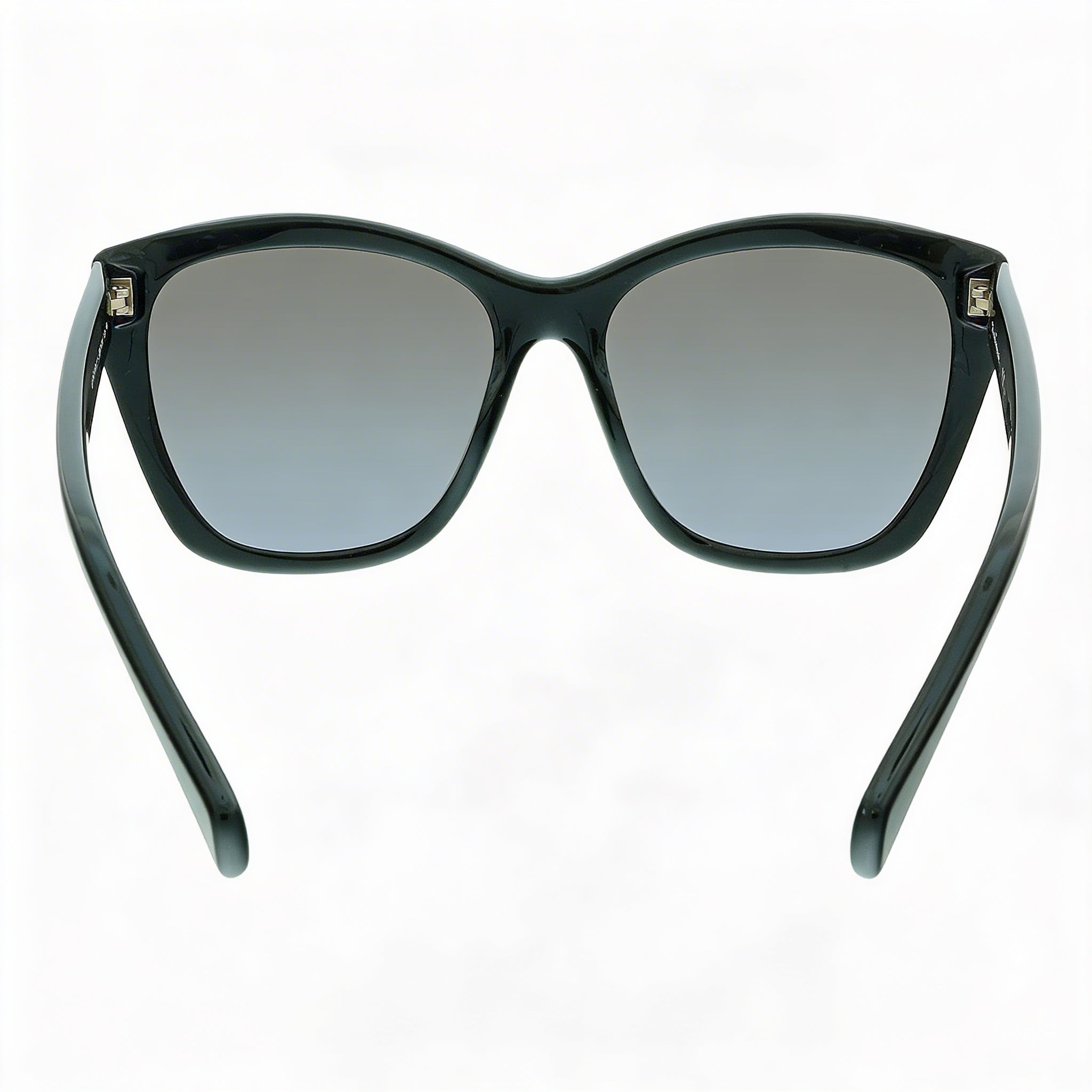 Salvatore Ferragamo Women's Classic Cat Eye Black Plastic Grey Gradient 100% UV Protection Sunglasses 56mm, Photo 3