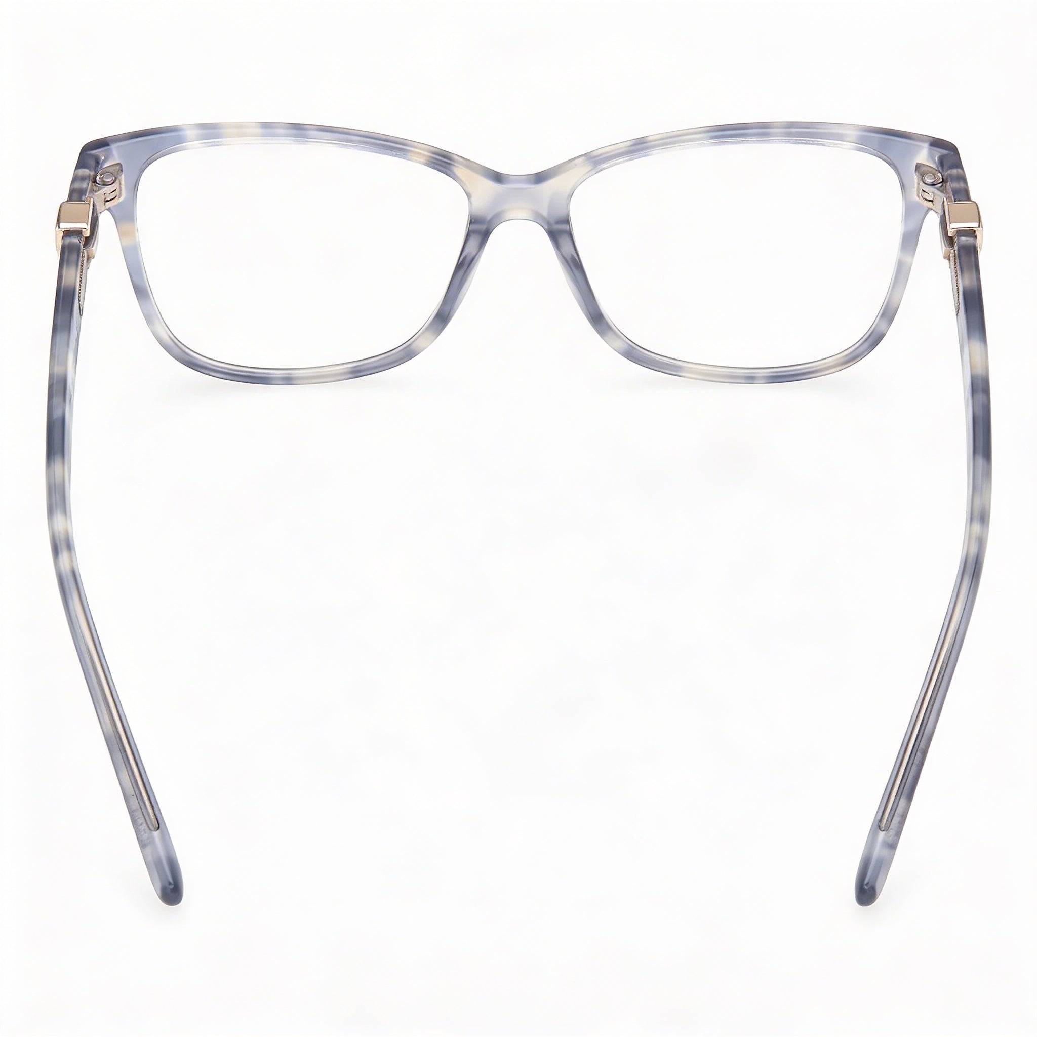 Gafas GUESS Gu50227 para mujer con montura de plástico azul brillante, ancho de lente de 52 mm, puente de 15 mm, patilla de 140 mm, Photo 4