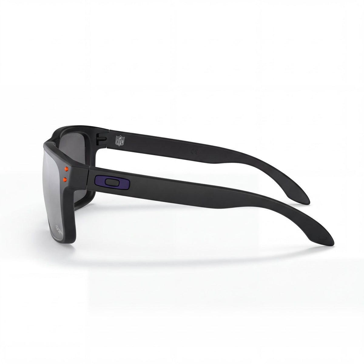 Oakley Holbrook Men's NFL Special Edition Square Matte Black Prizm Black Iridium Non-Polarized 100% UV 57mm Sunglasses, Photo 3