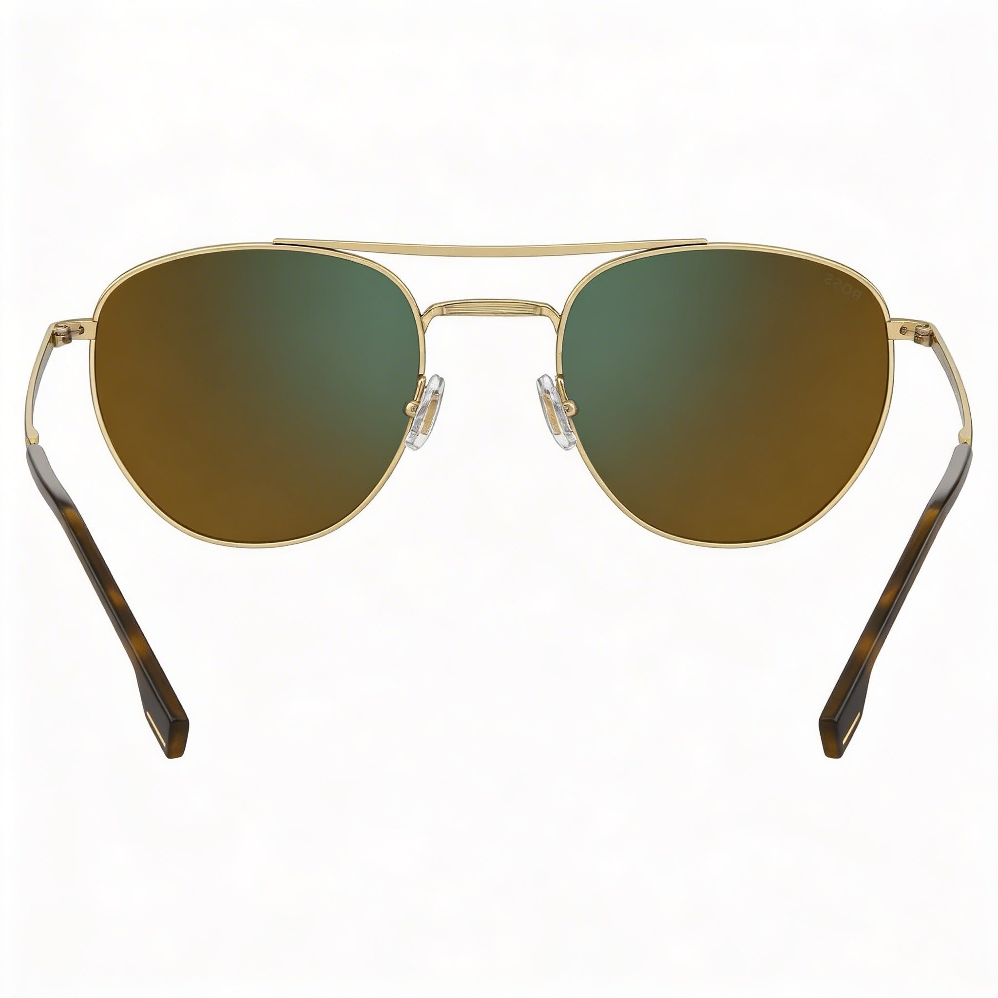 Hugo Boss Modern Women's Black Gold Stainless Steel Non-Polarized 100% UV Protection Sunglasses 53mm, Photo 4