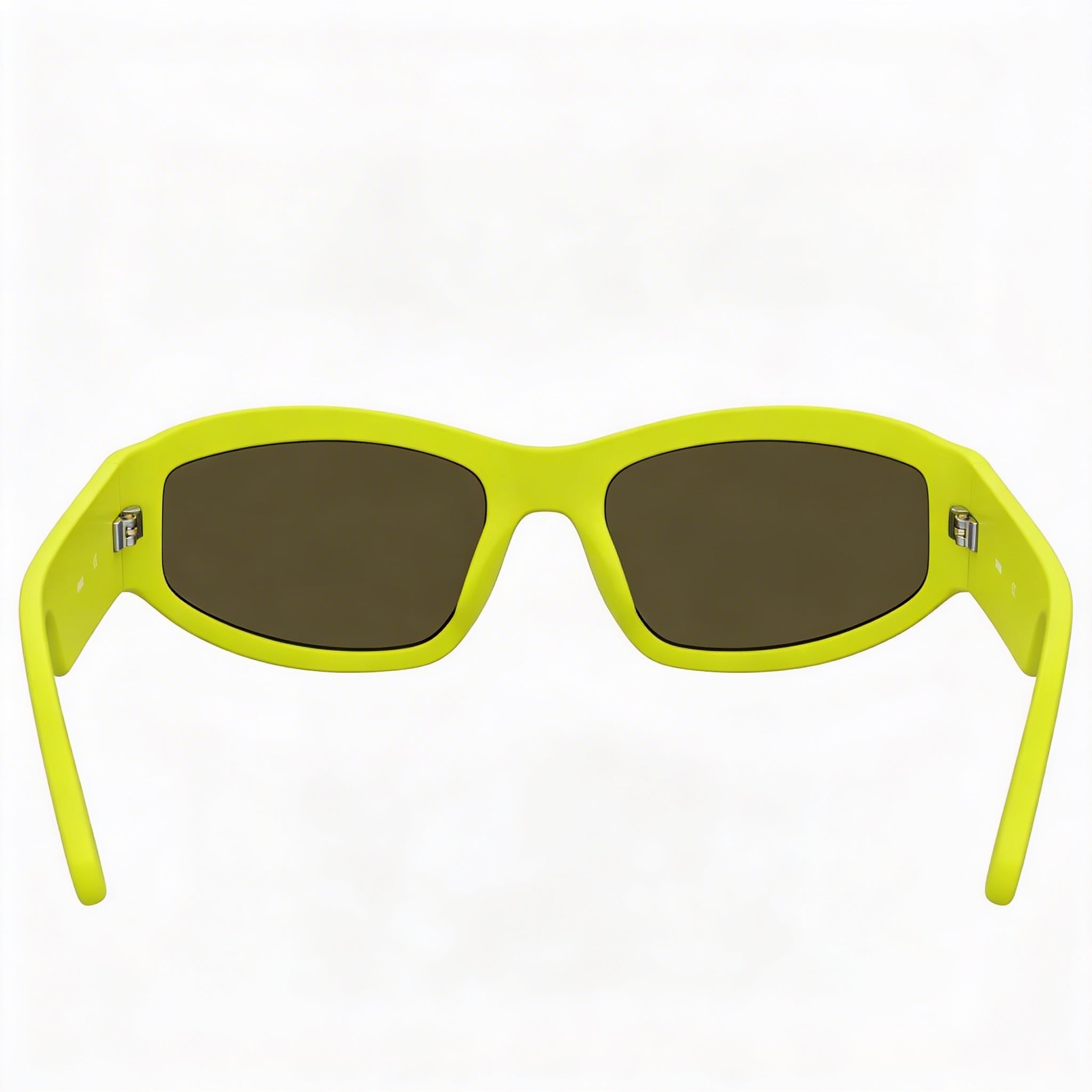 Moschino Men's MOS164/S Rectangular Matte Lime Green Polyamide Sunglasses 60mm 100% UV, Photo 4