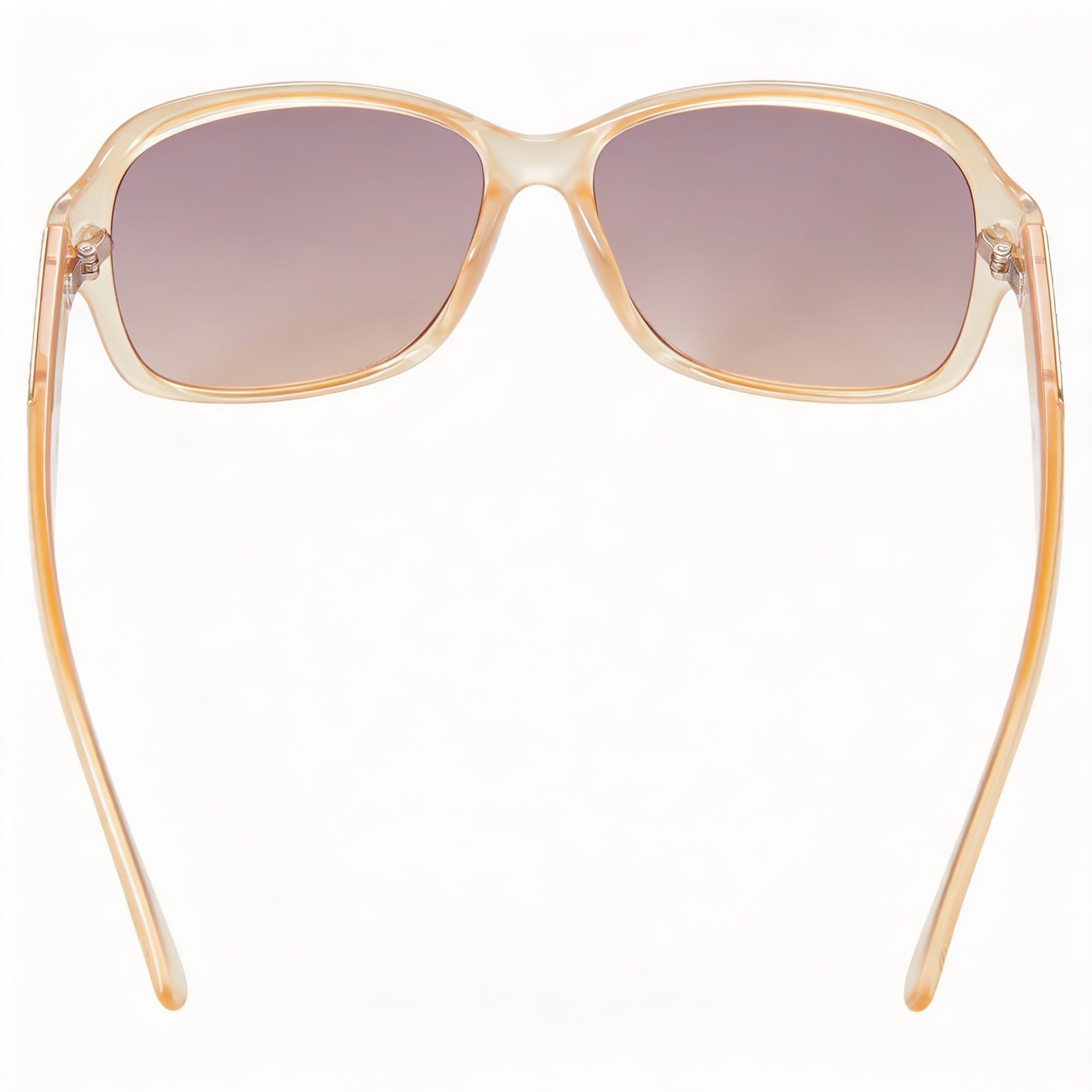 Gafas de sol GUESS GF0395 para mujer, montura de plástico con degradado ahumado beige y protección UV, 60 mm, Photo 4
