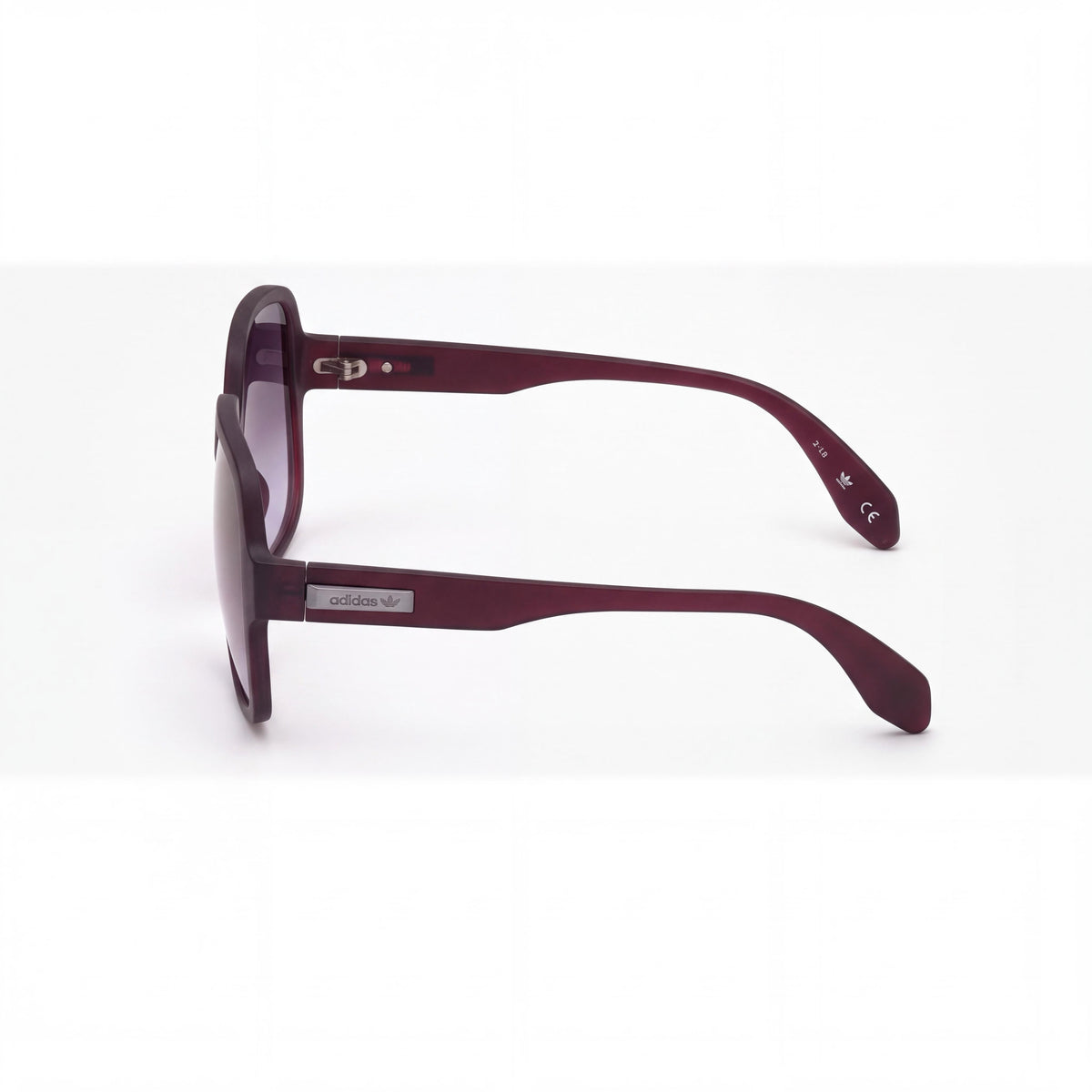 adidas Casual Women's Injected Frame Sunglasses, Matte Fuxia Smoke Mirror Lenses, UV Protection, 57mm, Photo 3