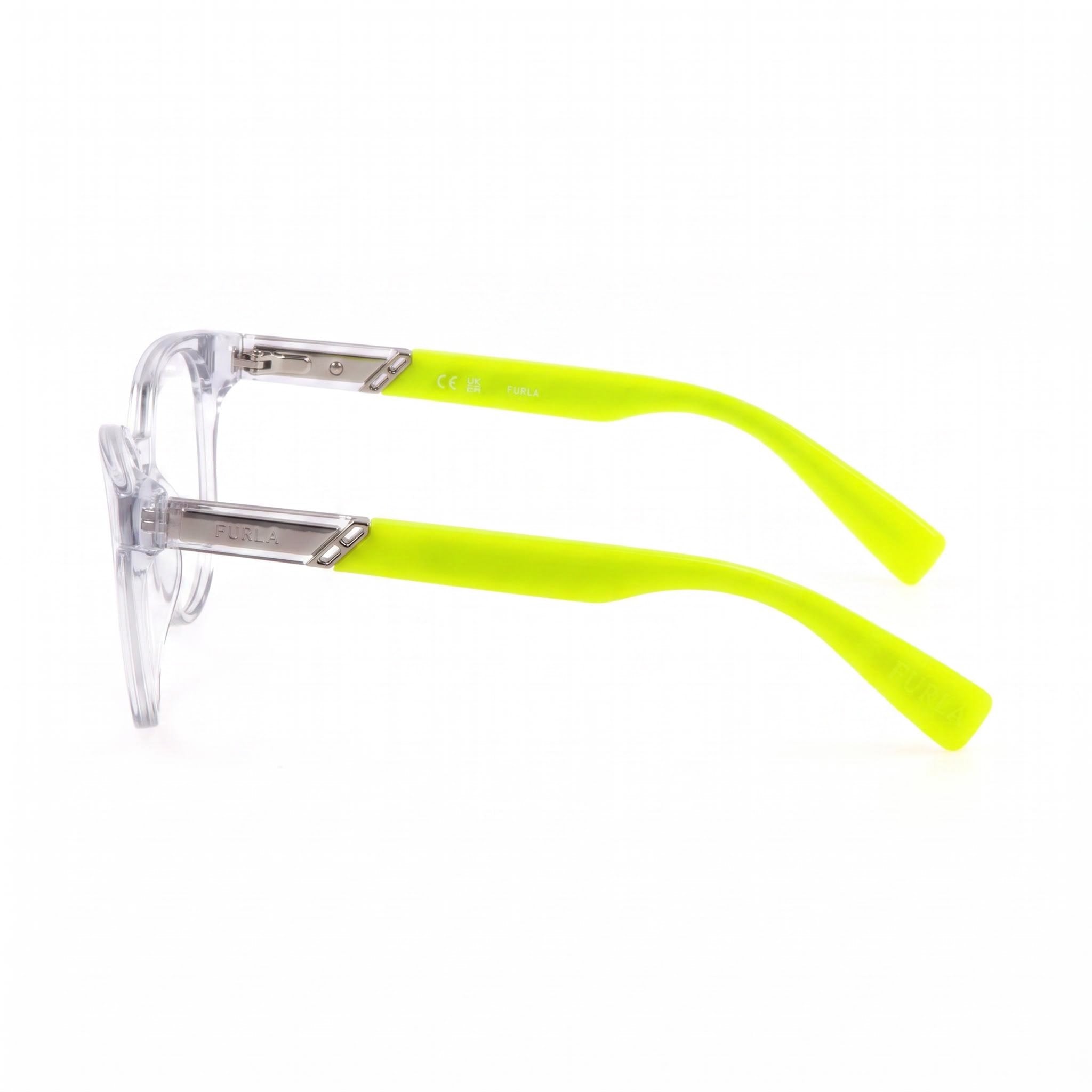 Gafas graduadas Furla Vfu667 para mujer con montura Cristallo Lucido y lentes transparentes 51-18-140, Photo 2