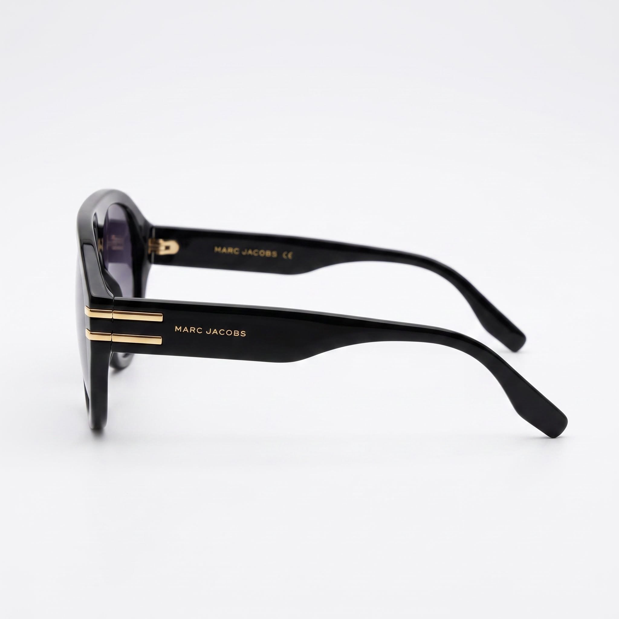Gafas de Sol Marc Jacobs MARC 747/S Casual Unisex Montura de Acetato Lente de Policarbonato Negras Gris Oscuro Degradado 58mm, Photo 3