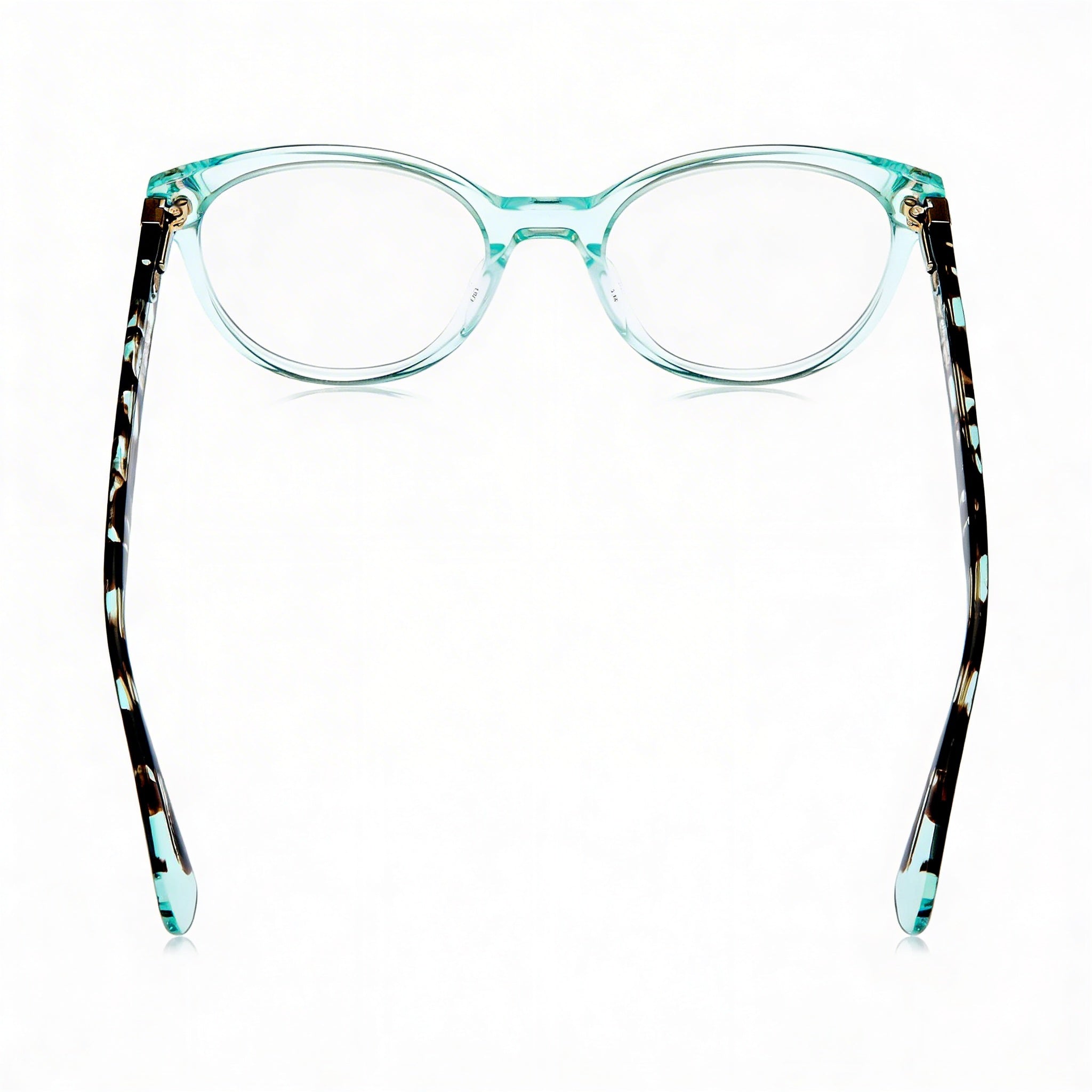 kate spade new york Gafas Unisex Modernas con Montura de Acetato, Cristales de Policarbonato en Teal, Tamaño 48-19-140mm, Photo 4