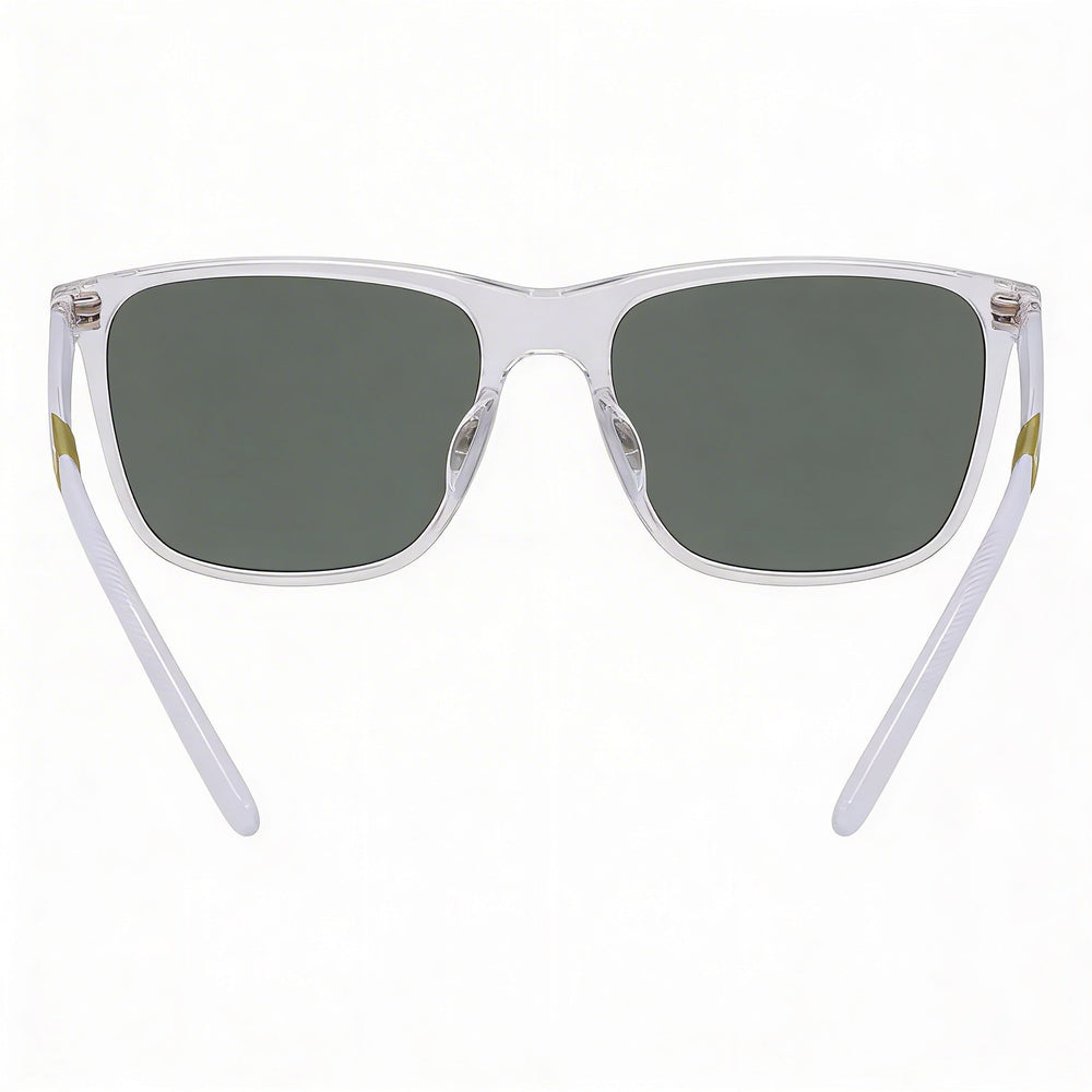 Nike STATE DV2290 Clear Green Square Sunglasses Unisex, 55mm
