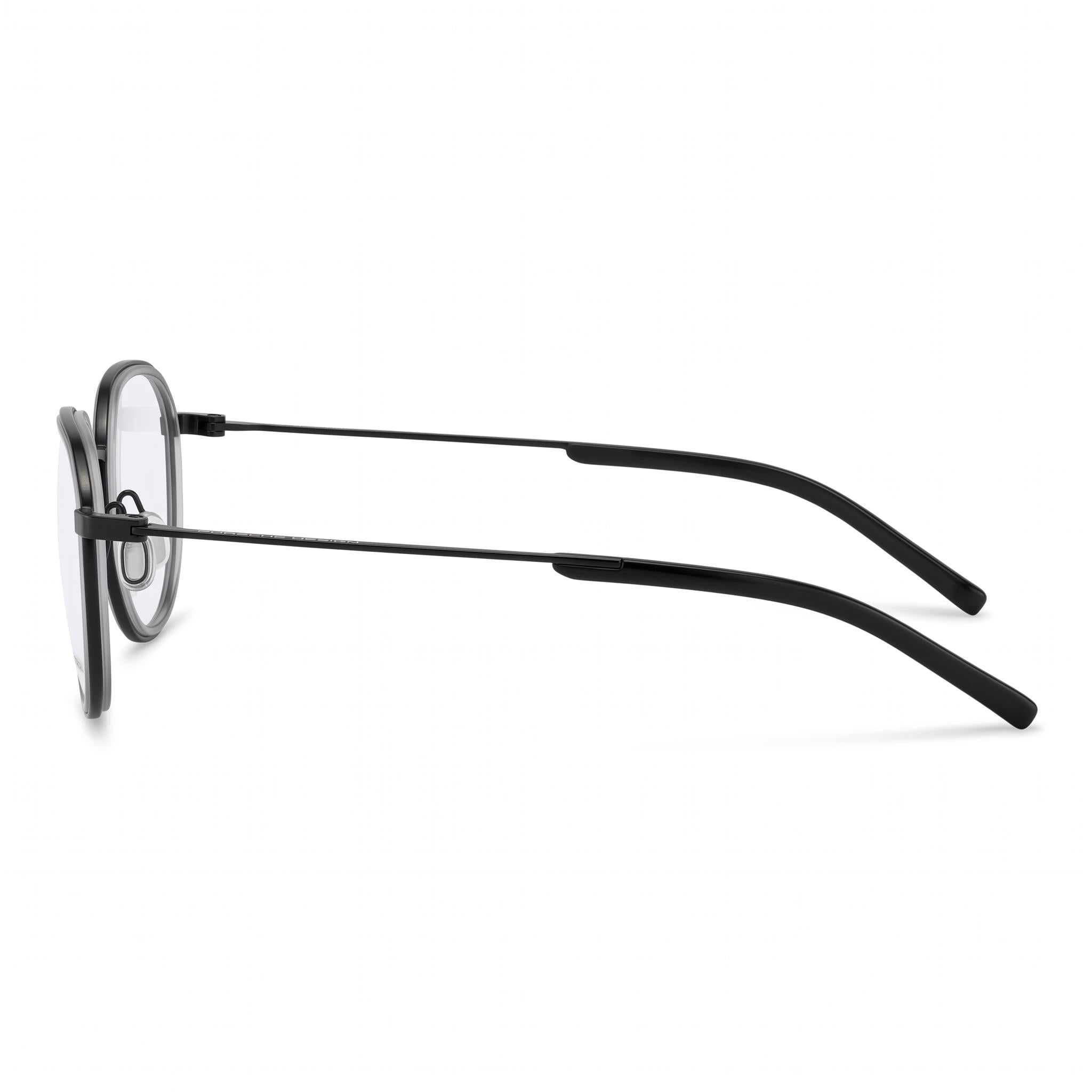 Porsche Modern Unisex RXP Polyamide Black Grey Frame for Optical Prescription Eyeglasses 53-21-145mm, Photo 3