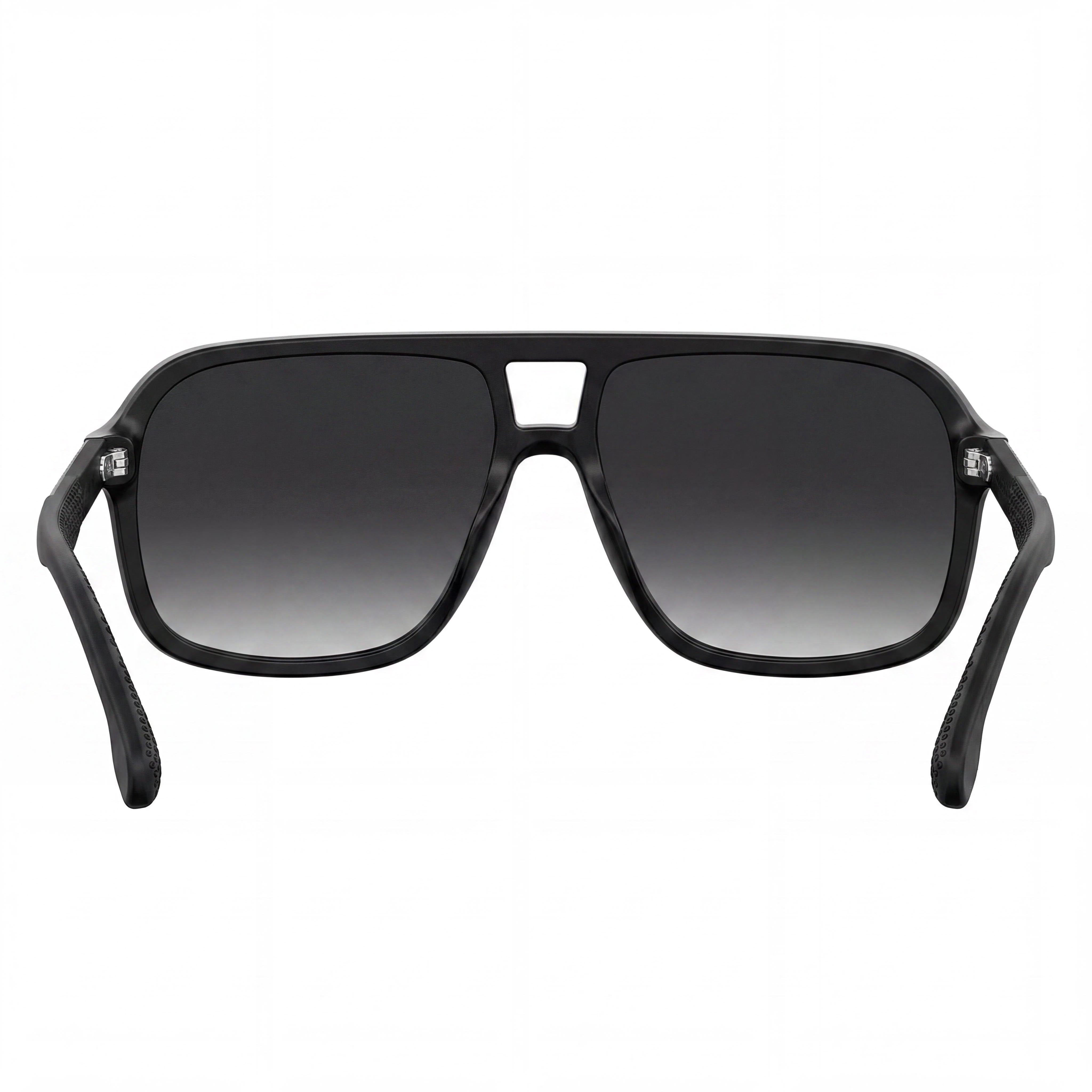 Carrera CARRERA 8035/S Gafas de sol de protección UV para hombre, con montura de poliamida negra y lente gris oscuro degradado de 61 mm, Photo 3
