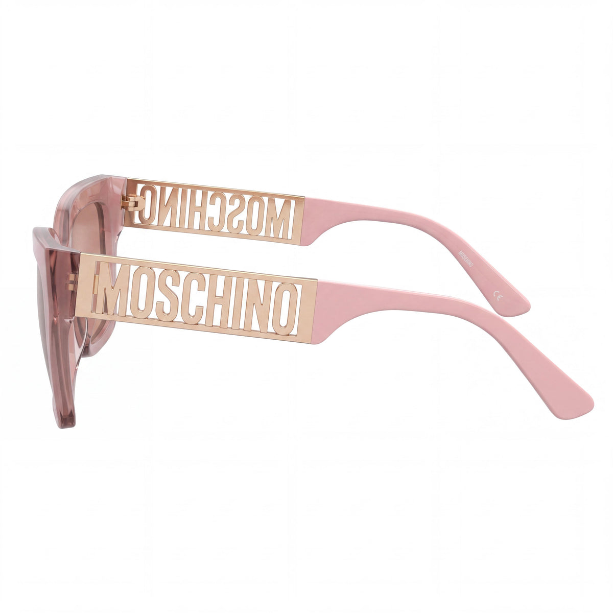 Moschino MOS161/S Women's Casual Pink Acetate UV Protection Sunglasses 53mm, Photo 3