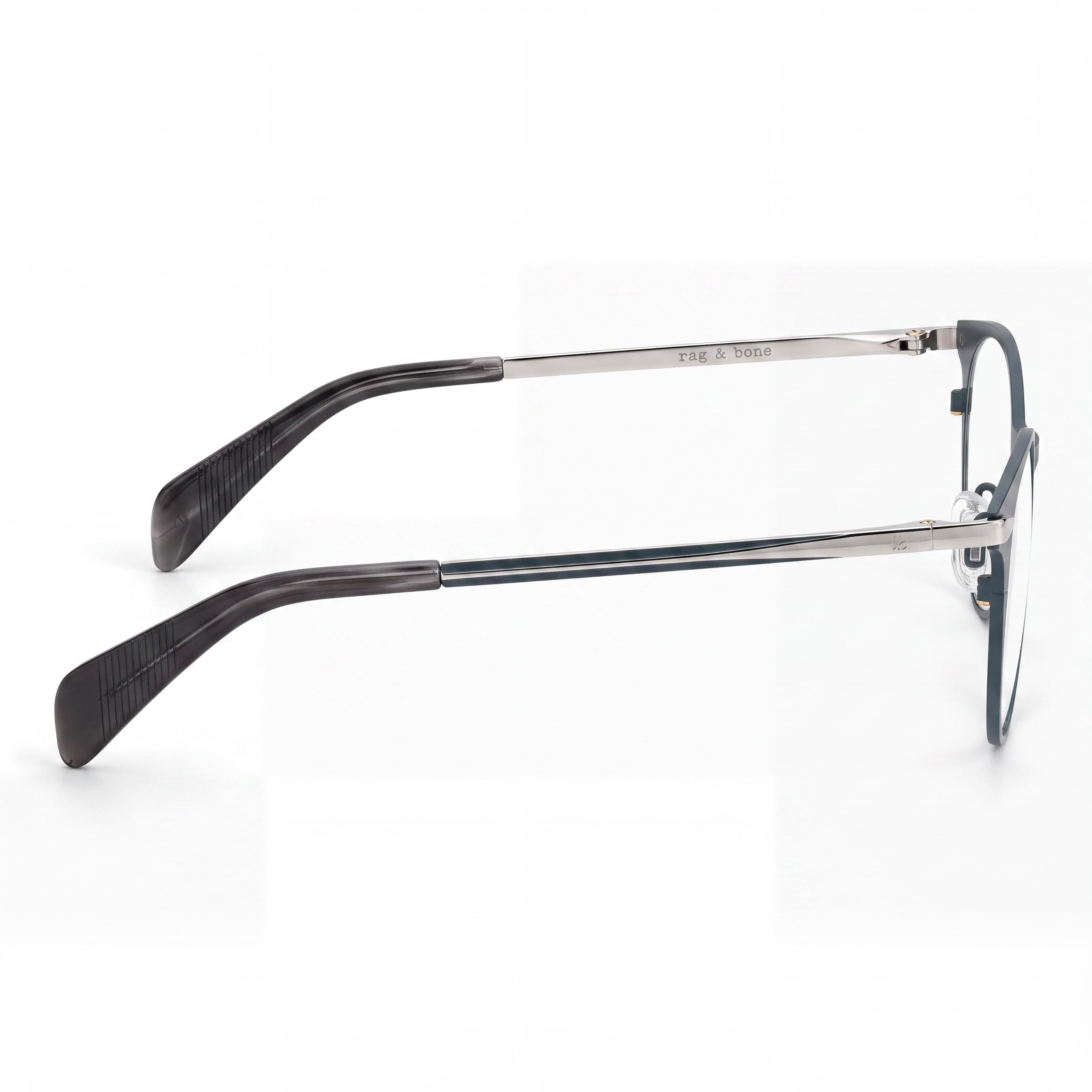Gafas de titanio rag & bone Rnb 3011 para mujer con, azul paladio mate, ancho de lente de 48 mm, Photo 3