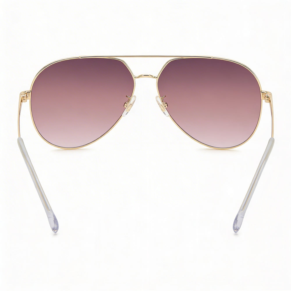 Gafas de sol Carrera 3005/S para mujer, de acero inoxidable, color burdeos, dorado, rosa con degradado burdeos, sin polarizar, protección UV 63-13-140